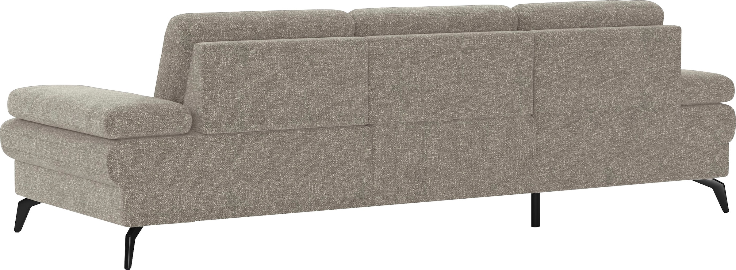 sit&more Ecksofa »Morris L-Form, inkl. Sitztiefenverstellung«, wahlweise mit Armteilverstellung, Bettfunktion & Bettkasten