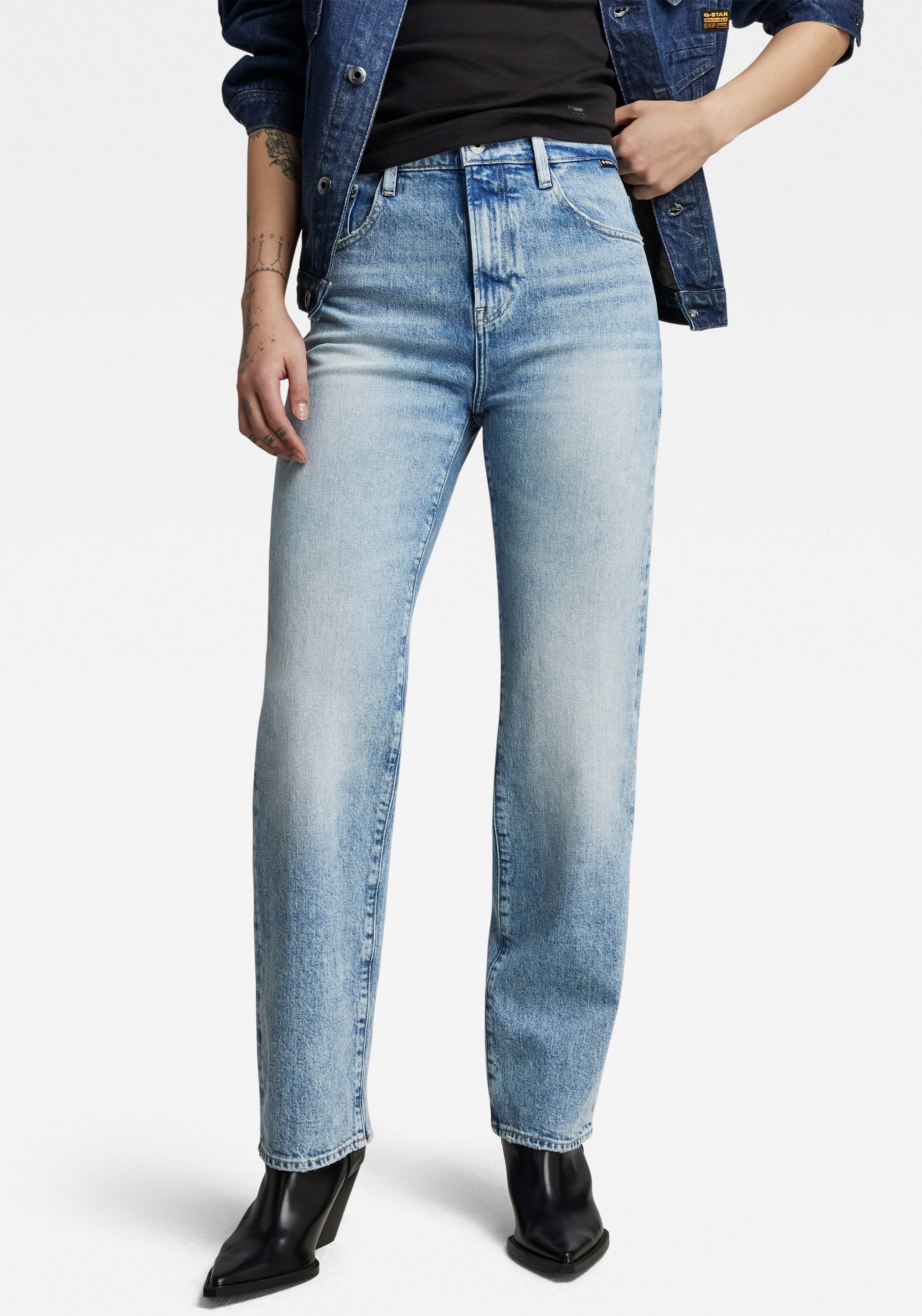High-waist-Jeans »Viktoria High Straight«