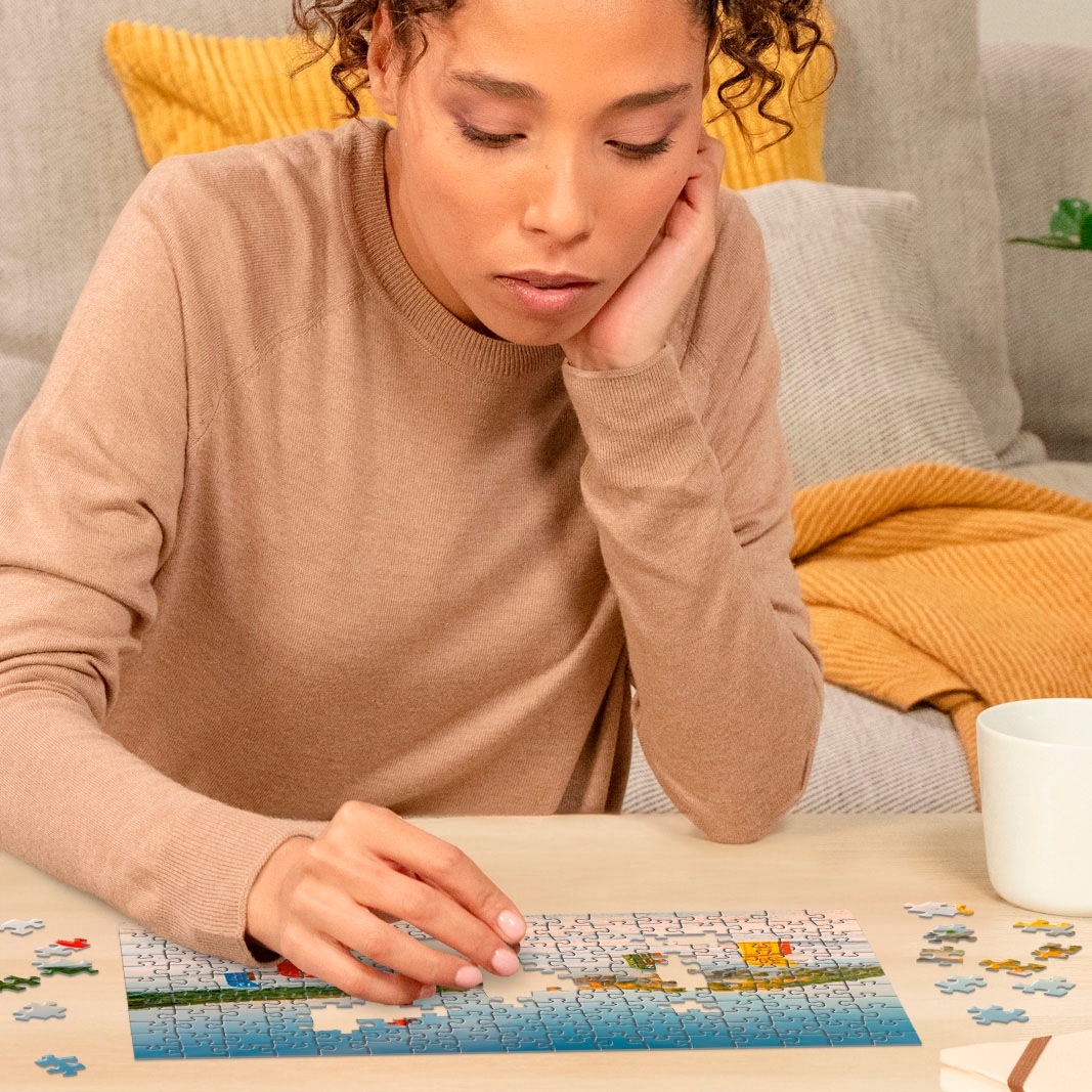 Ravensburger Puzzle »Deutschland Collection, Leuchtturm hinter der Düne auf Borkum« Made in Europe