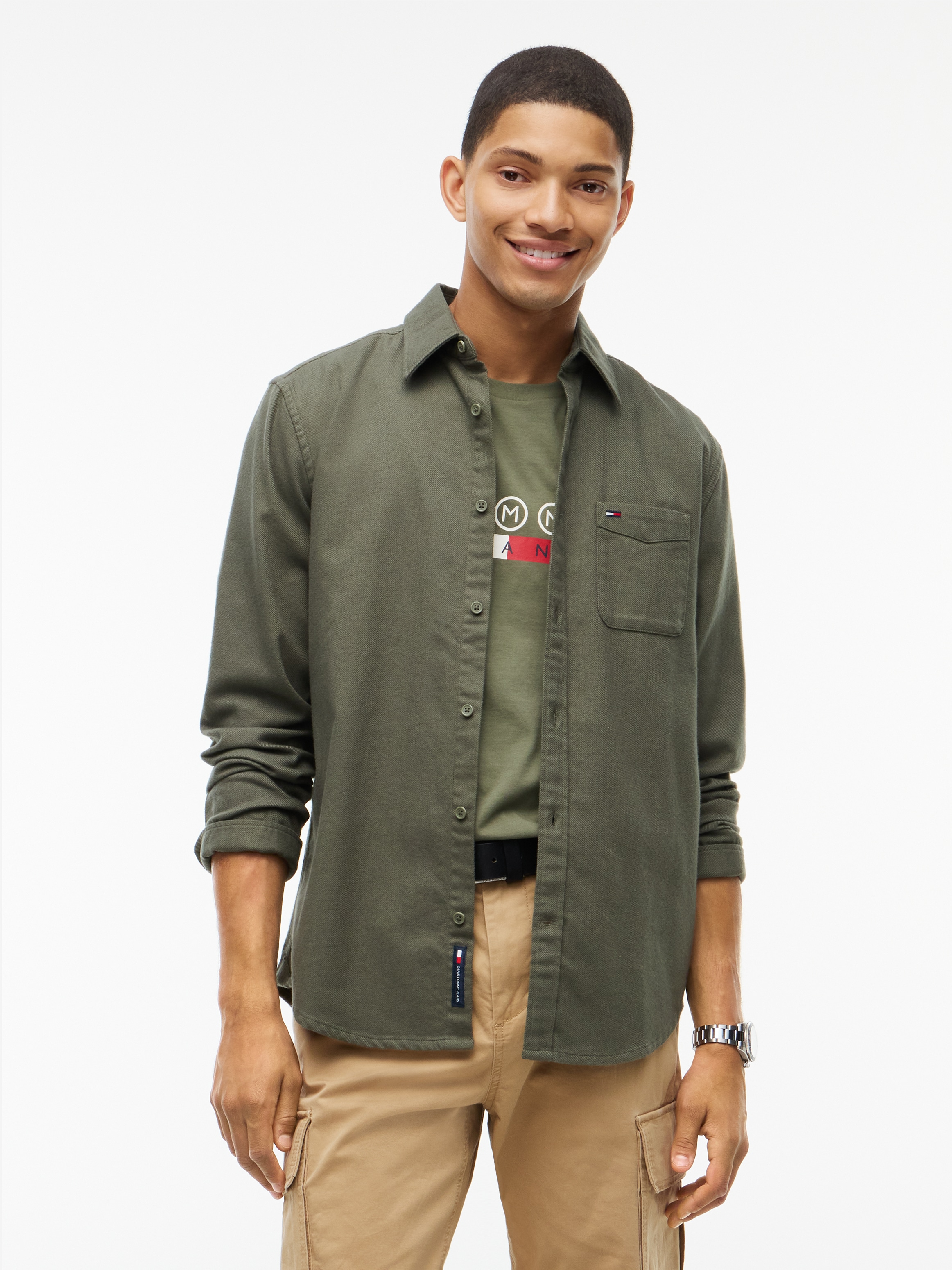 Tommy Jeans Flanellhemd »TJM REGULAR FLANNEL«