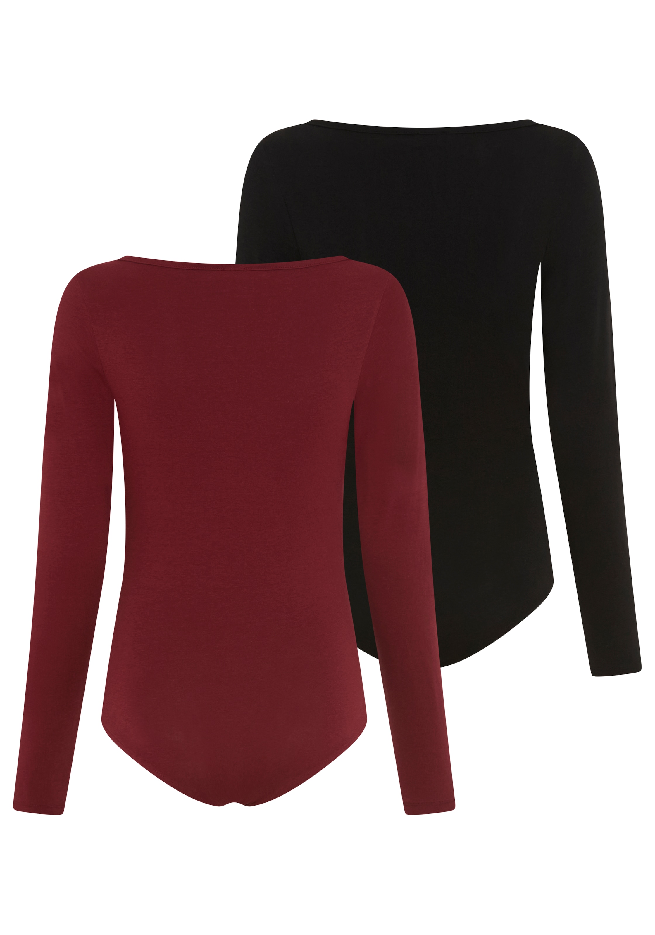 Laura Scott Body Packung, 2er-Pack,  im 2er-Pack, mit U-Boot-Ausschnitt, langärmlig