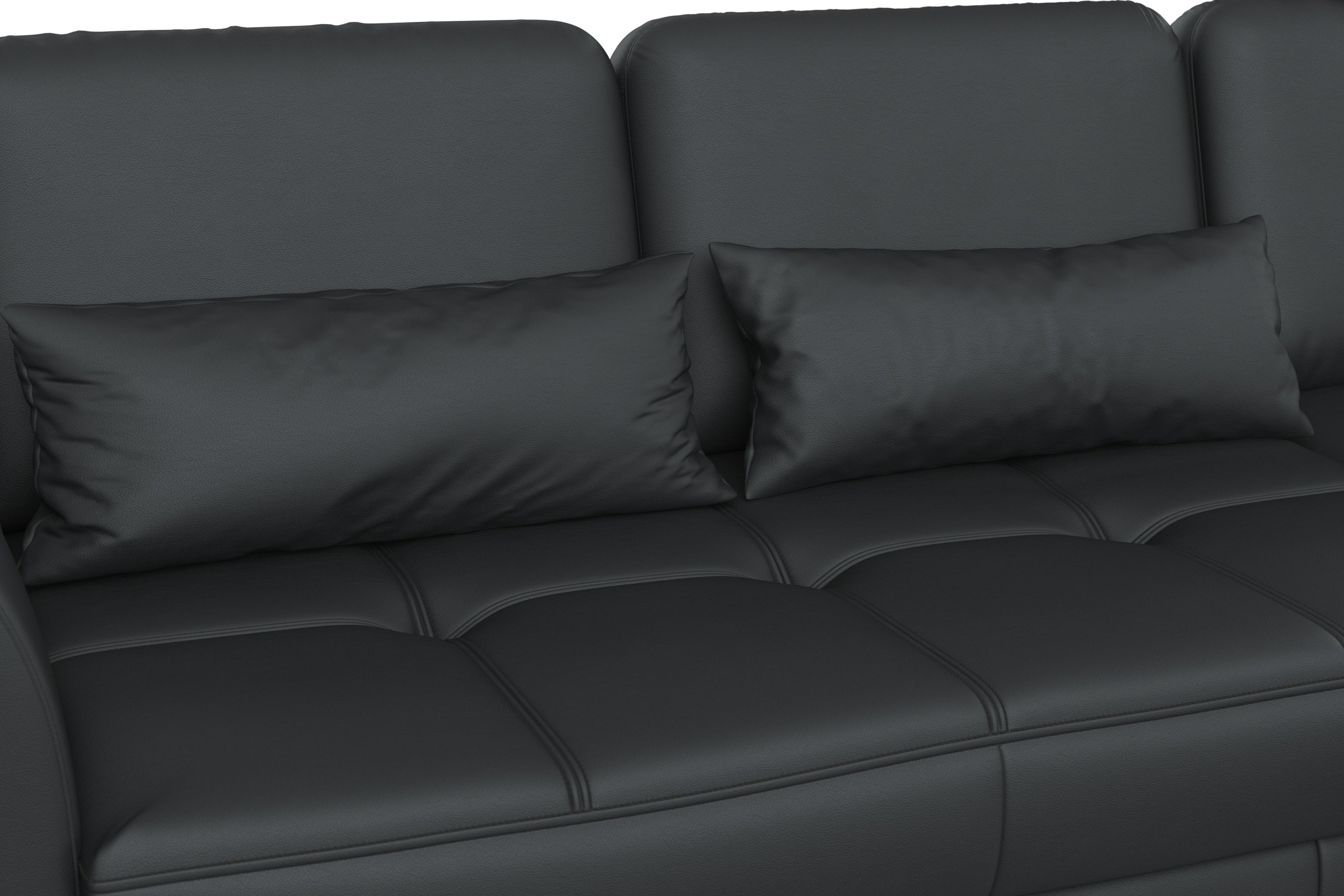 sit&more Ecksofa »Bendigo L-Form«, inklusive Sitztiefenverstellung, Bodenfreiheit 15 cm, in 2 Fußfarben