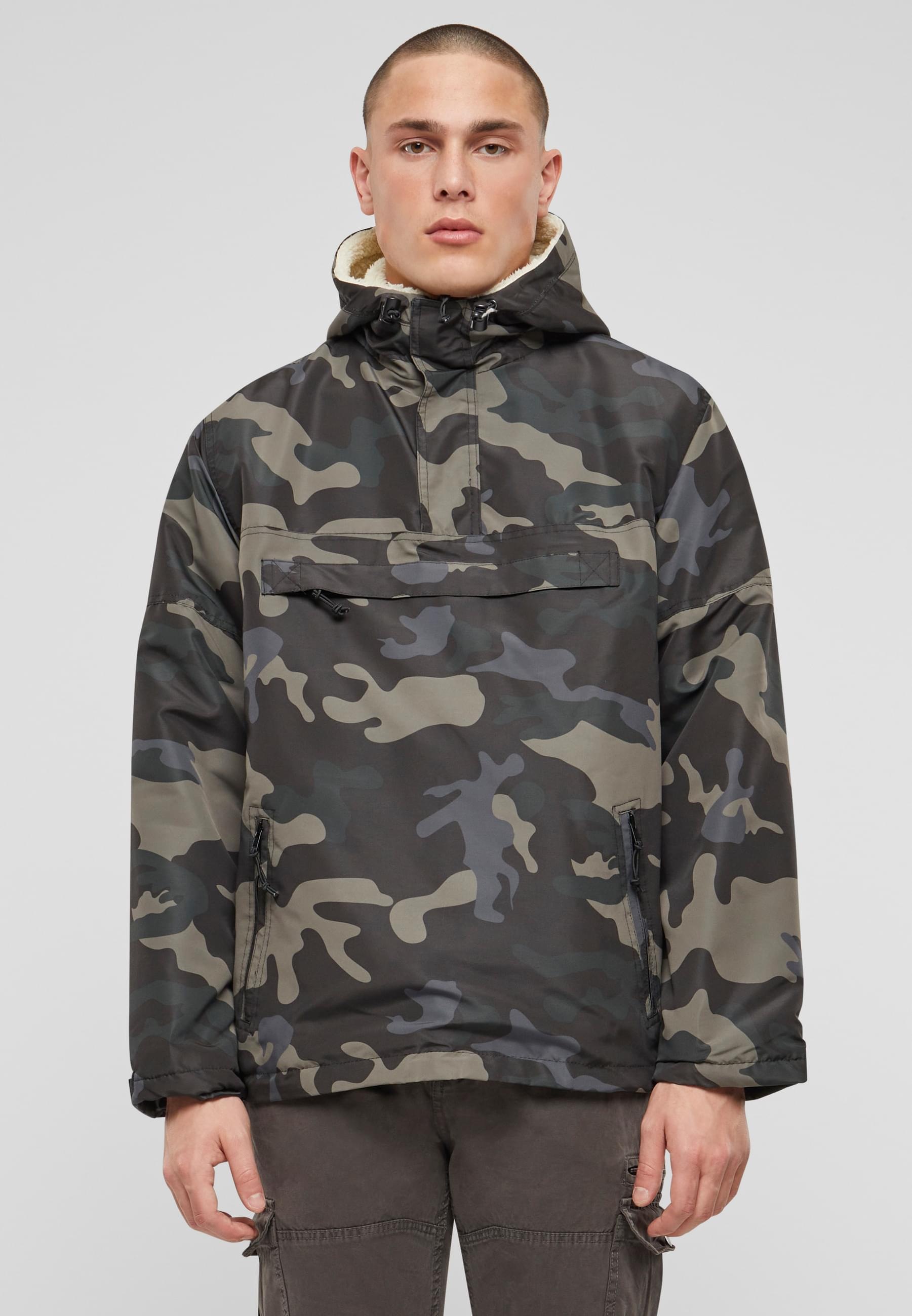 Brandit Allwetterjacke »Brandit Herren Windbreaker Sherpa« 1 Stk. tlg. mit Kapuze