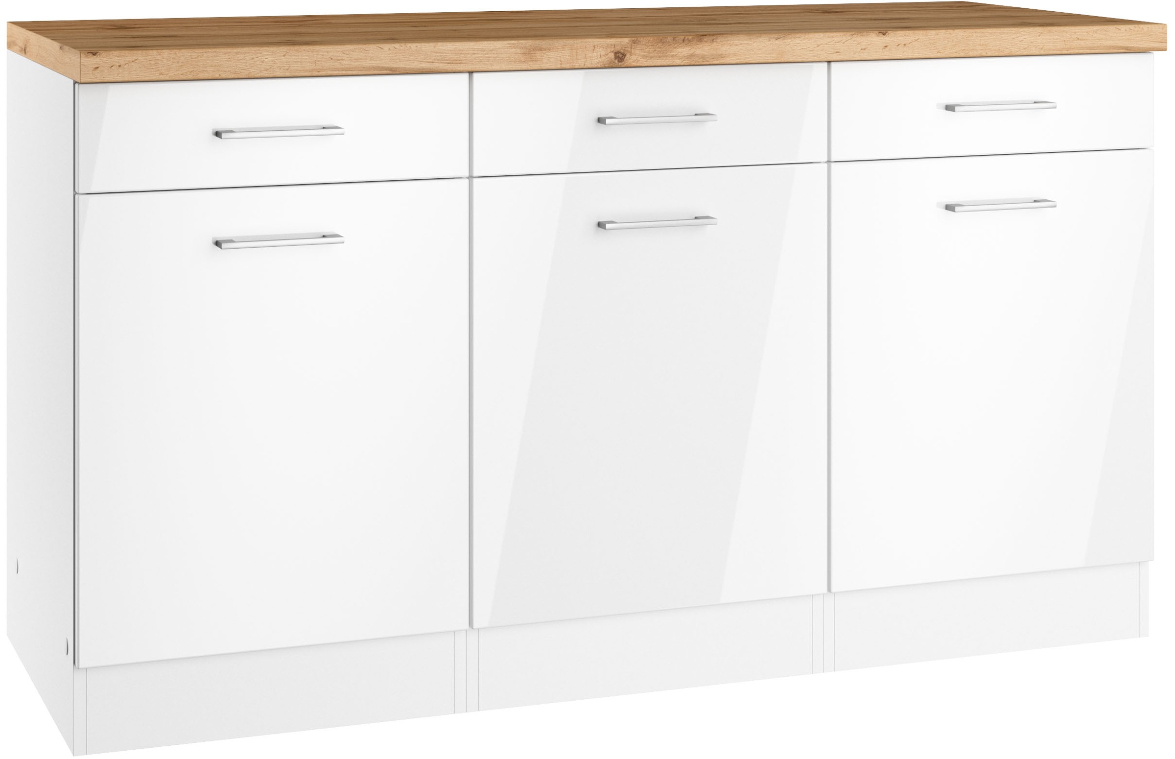 KOCHSTATION Unterschrank »KS-Milan« Unterschrank 150 cm, matte oder hochglä günstig online kaufen