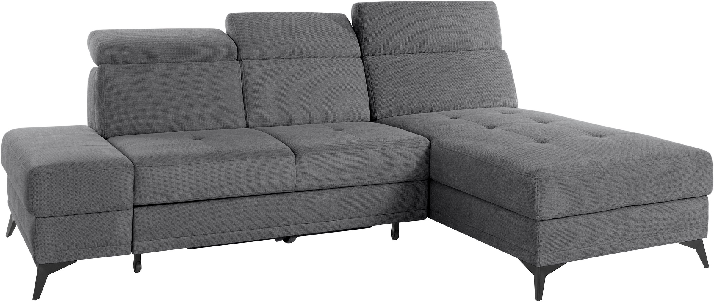 INOSIGN Ecksofa »Cardiz L-Form«, inkl.Kopfteilverstellung und Federkern wahlweise mit Bettfunktion