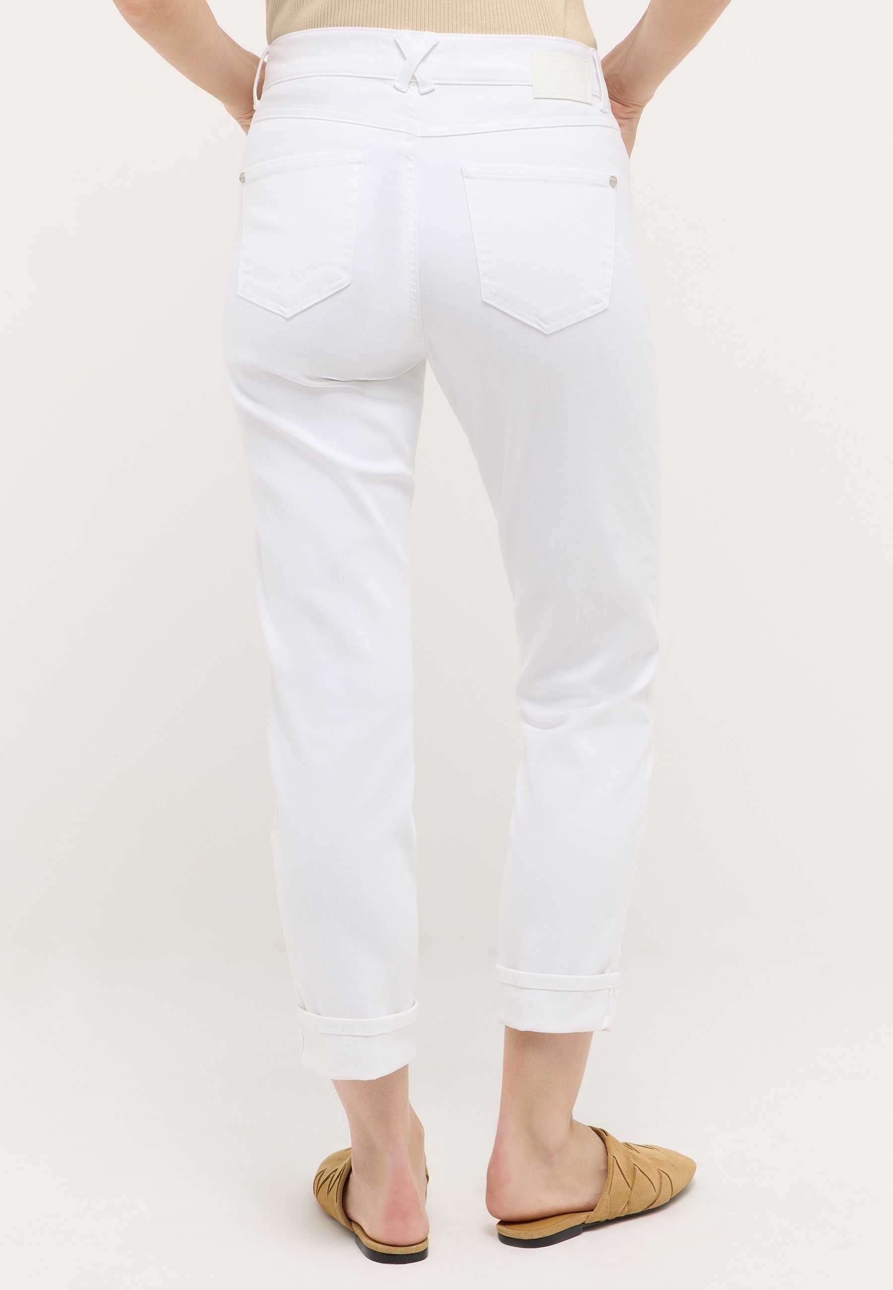 ANGELS Mom-Jeans »DARLEEN CROP TU« im Five-Pocket Style