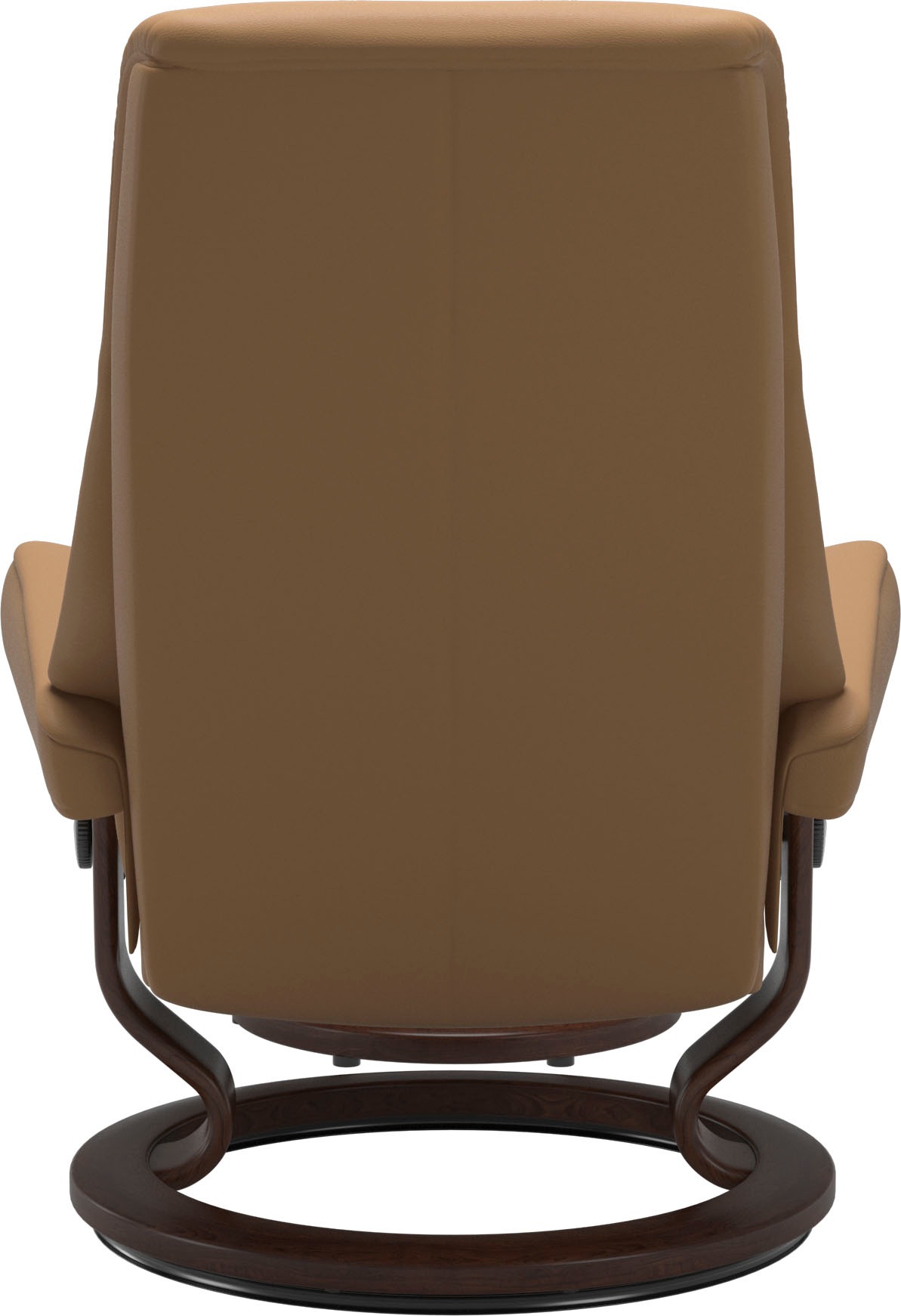 Stressless® Relaxsessel »View«, (Set, Relaxsessel mit Hocker), mit Classic Base, Größe M,Gestell Braun