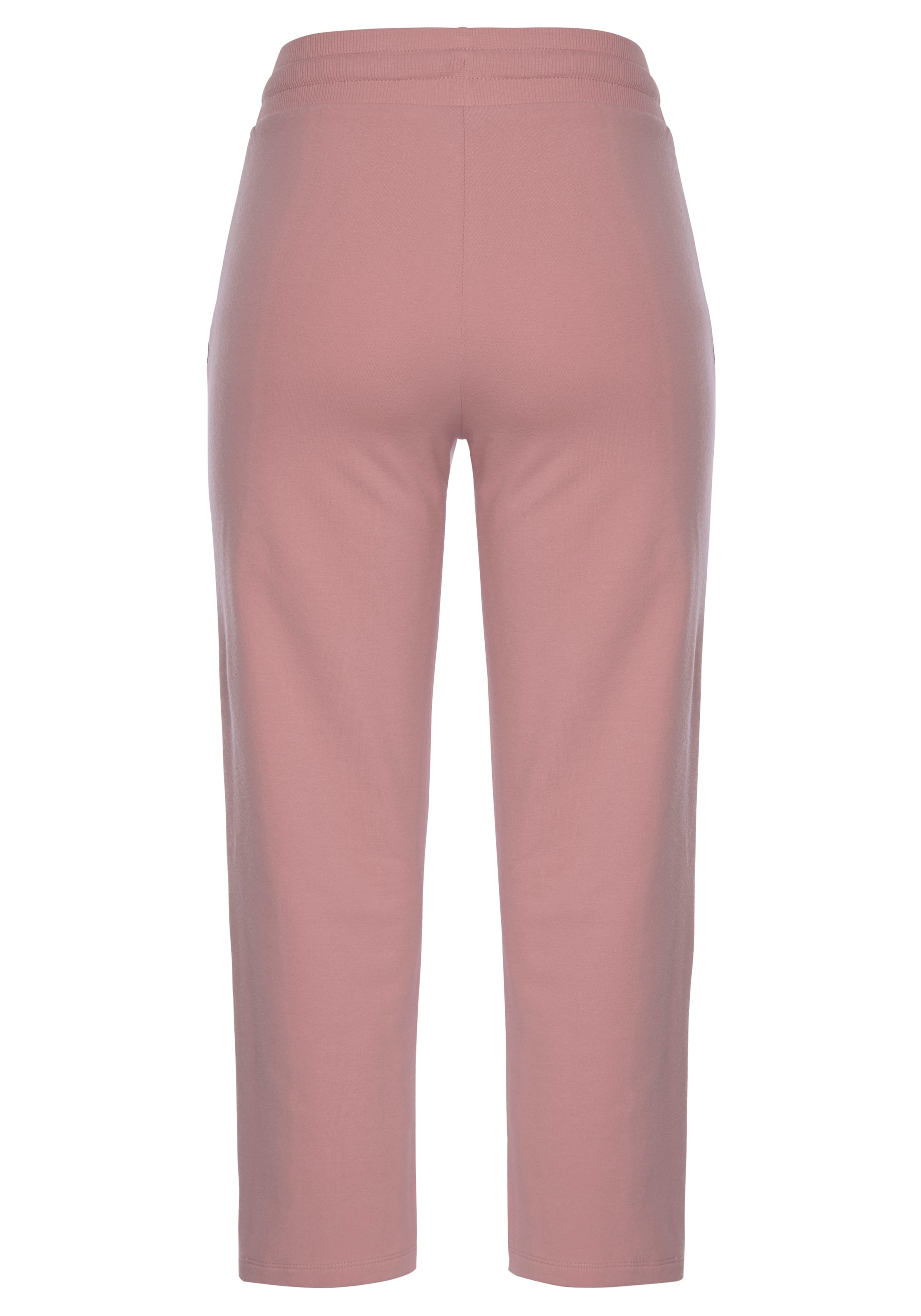 Bench. Loungewear Relax-Caprihose, mit Glitzerstreifen, Loungeanzug