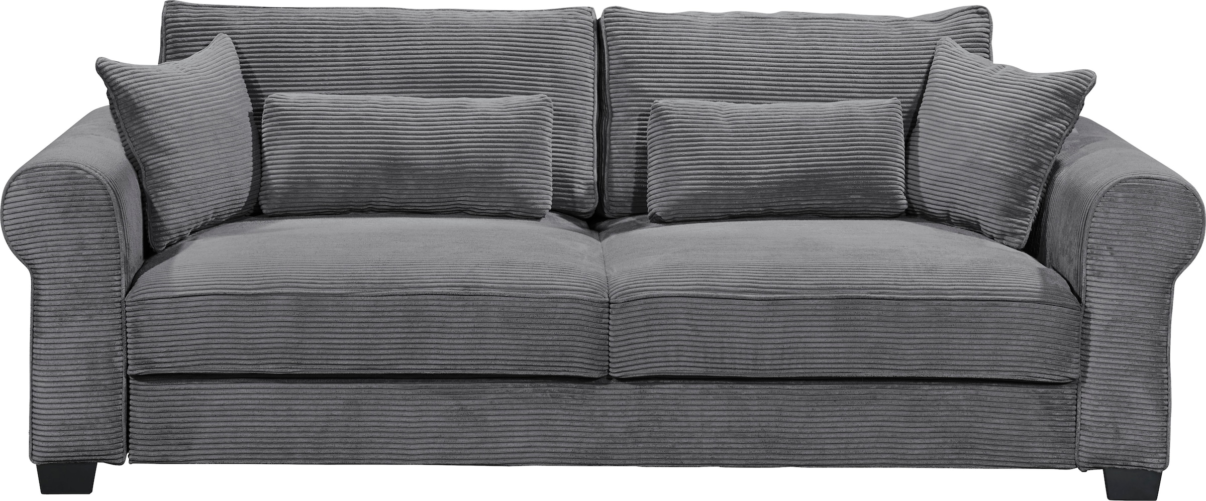 ED EXCITING DESIGN Schlafsofa »Angelina«, mit Bettkasten & 4 Zierkissen
