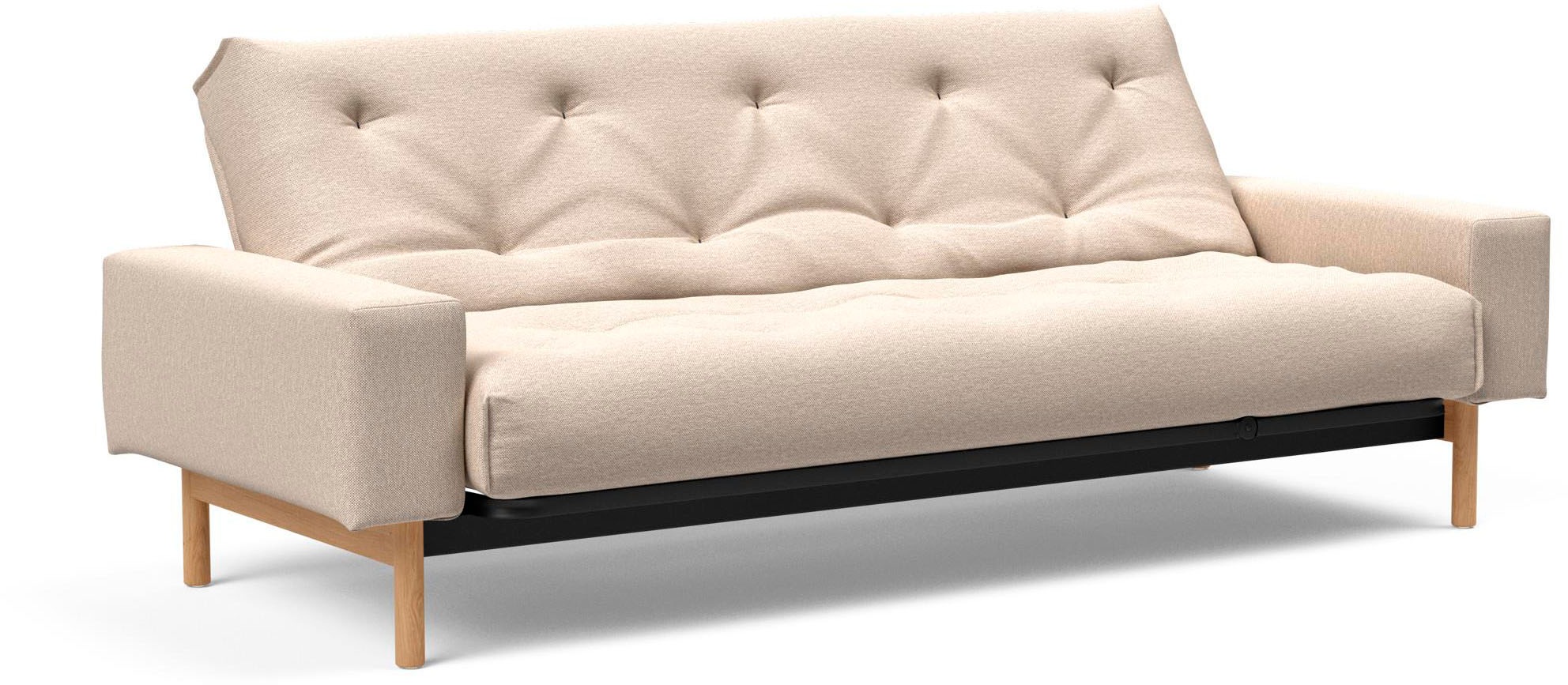 INNOVATION LIVING ™ Schlafsofa »MIMER hochwertige Schlaffunktion, aktuelles Design und extra Komfort,«, Taschenfederkernmatratze, Breite Liegefläche 140 cm
