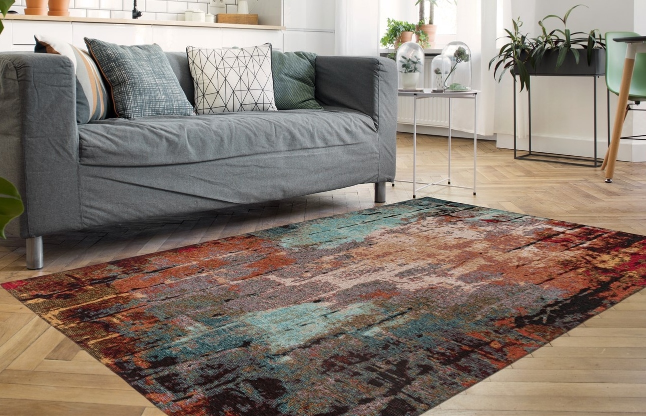 Padiro Teppich »Primavera 425«, rechteckig, 5 mm Höhe, Flachgewebe günstig online kaufen