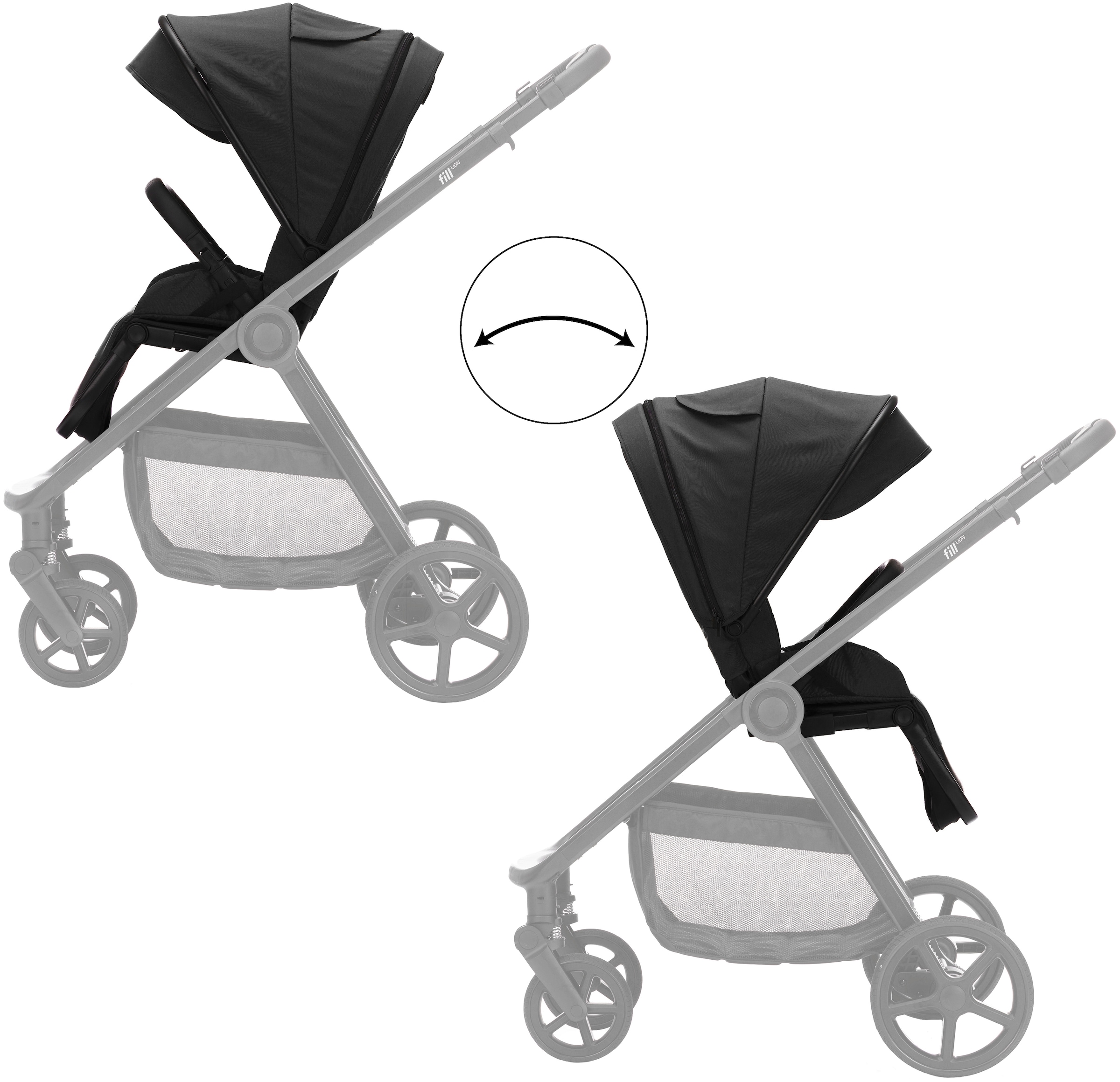 Fillikid Kombi-Kinderwagen »Lion« 22 kg