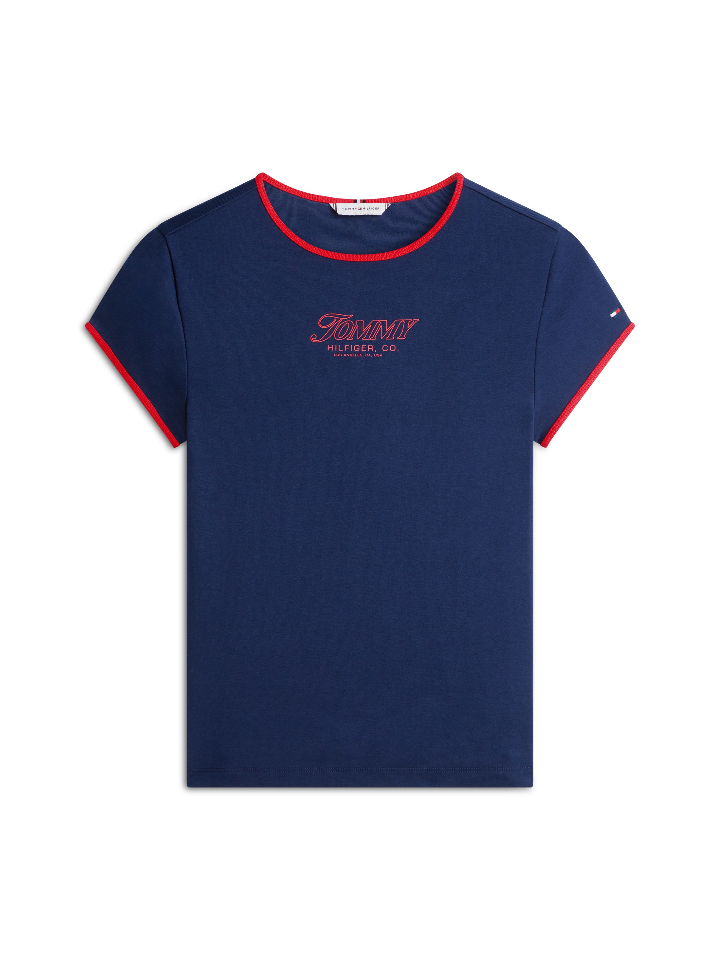 Tommy Hilfiger Kurzarmshirt »TILT GRAPHIC SLIM C-NK SS TEE«