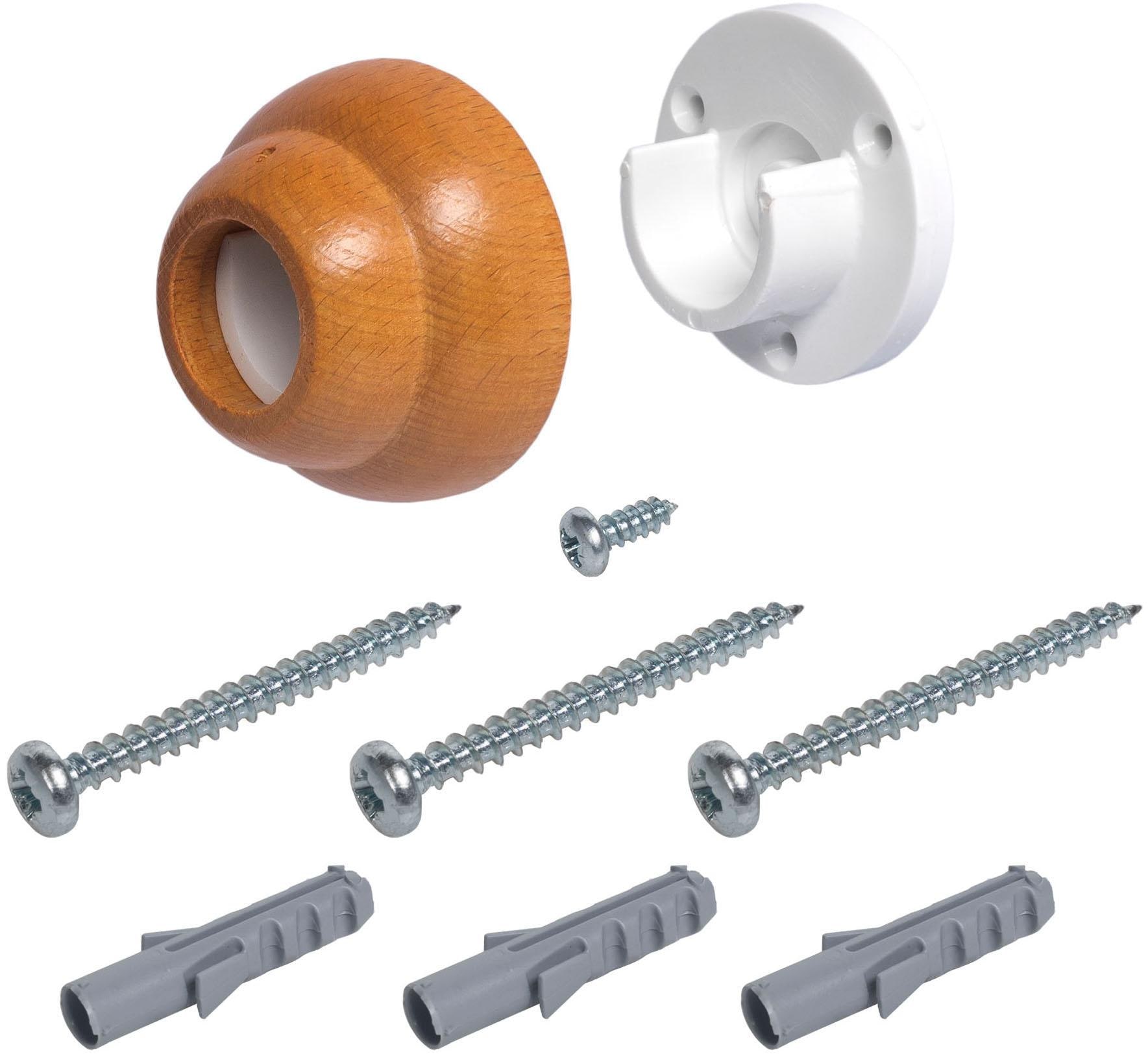 Liedeco Wandträger »Thüringen« für Gardinenstangen Ø 28 mm günstig online kaufen