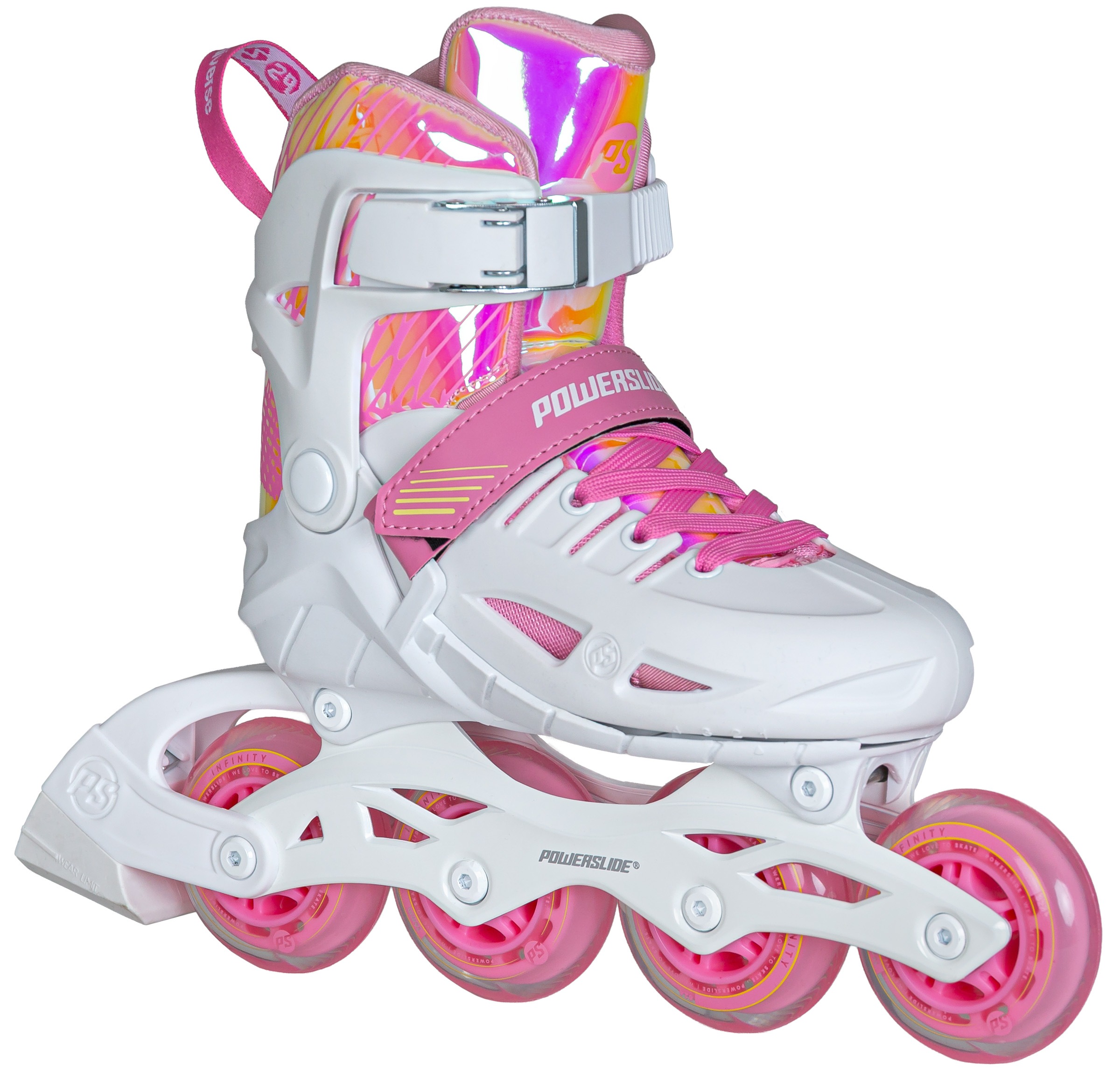 Powerslide Inlineskates »Universe Pink 4W Kids adj«