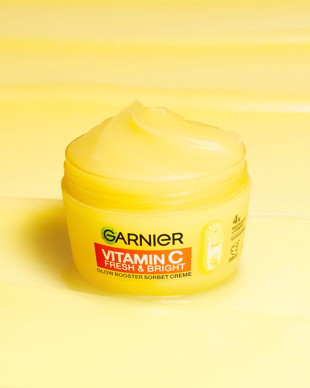 GARNIER Tagescreme »VITAMIN C FRESH & BRIGHT GLOW BOOSTER SORBET CREME«