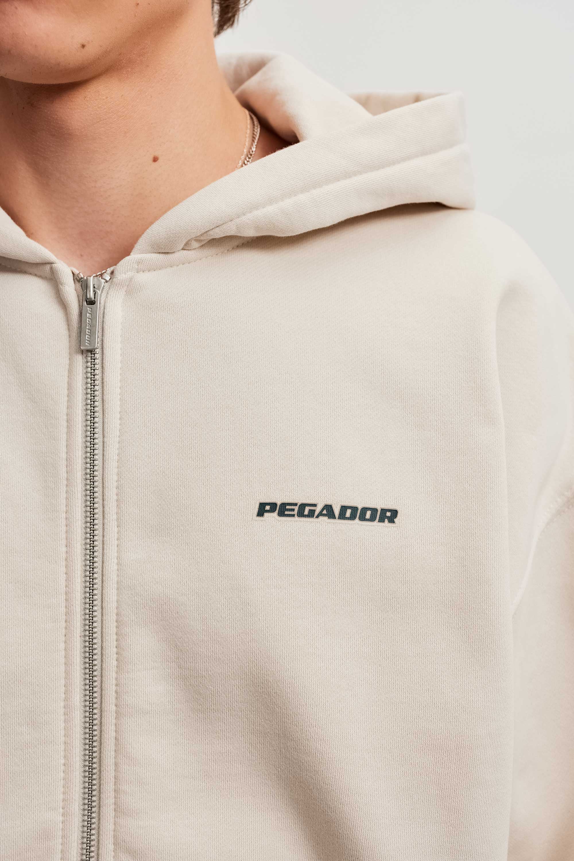 PEGADOR Kapuzensweatjacke »Binibeca Oversized Sweat Jacket« Baumwollmischung, oversize