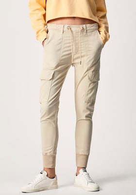 beige Cargohose