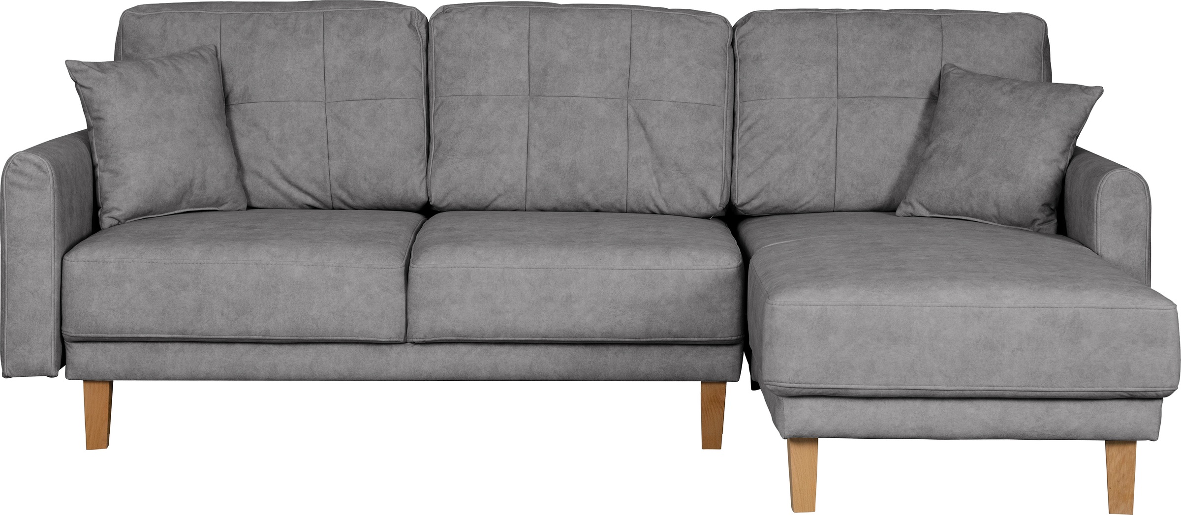 Home affaire Ecksofa »TRIPLO optionale Schlafsofa mit Bettkasten, Maße B/T/H: 234/164/89 cm«, L-Form wahlweise mit Bettfunktion - Liegefläche 132x210 cm