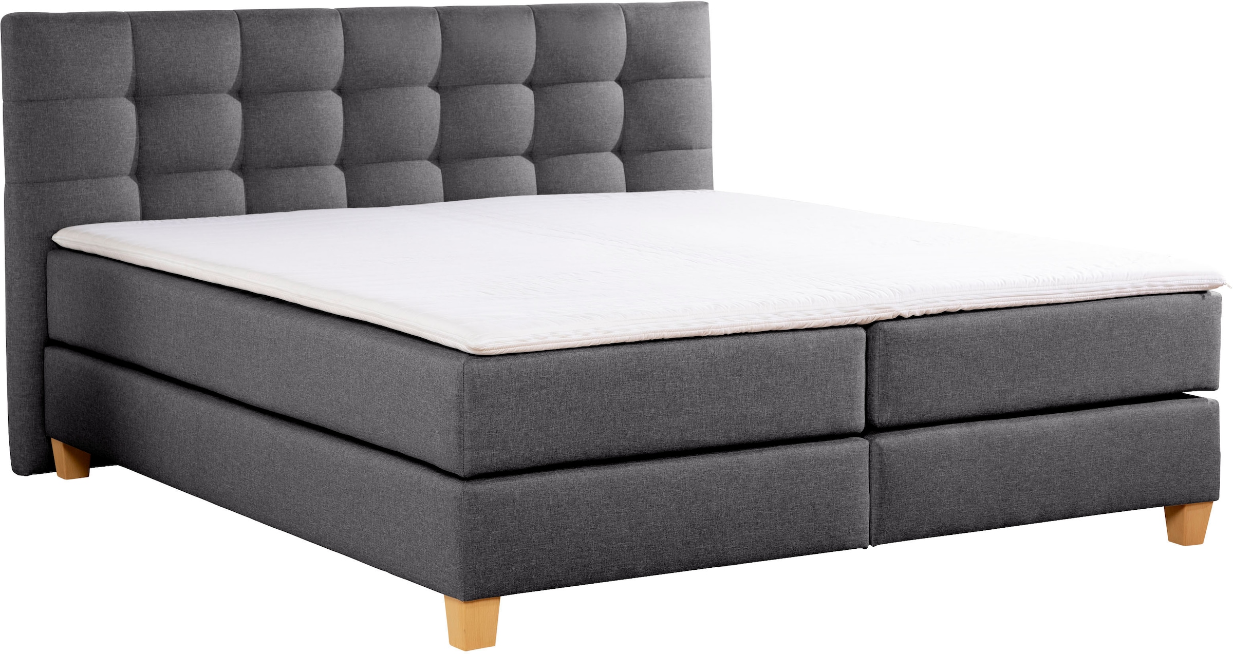 Bild von Home affaire Boxspringbett »Moulay«, inkl. Topper, in Überlänge 220 cm, 3 Härtegrade, auch in H4