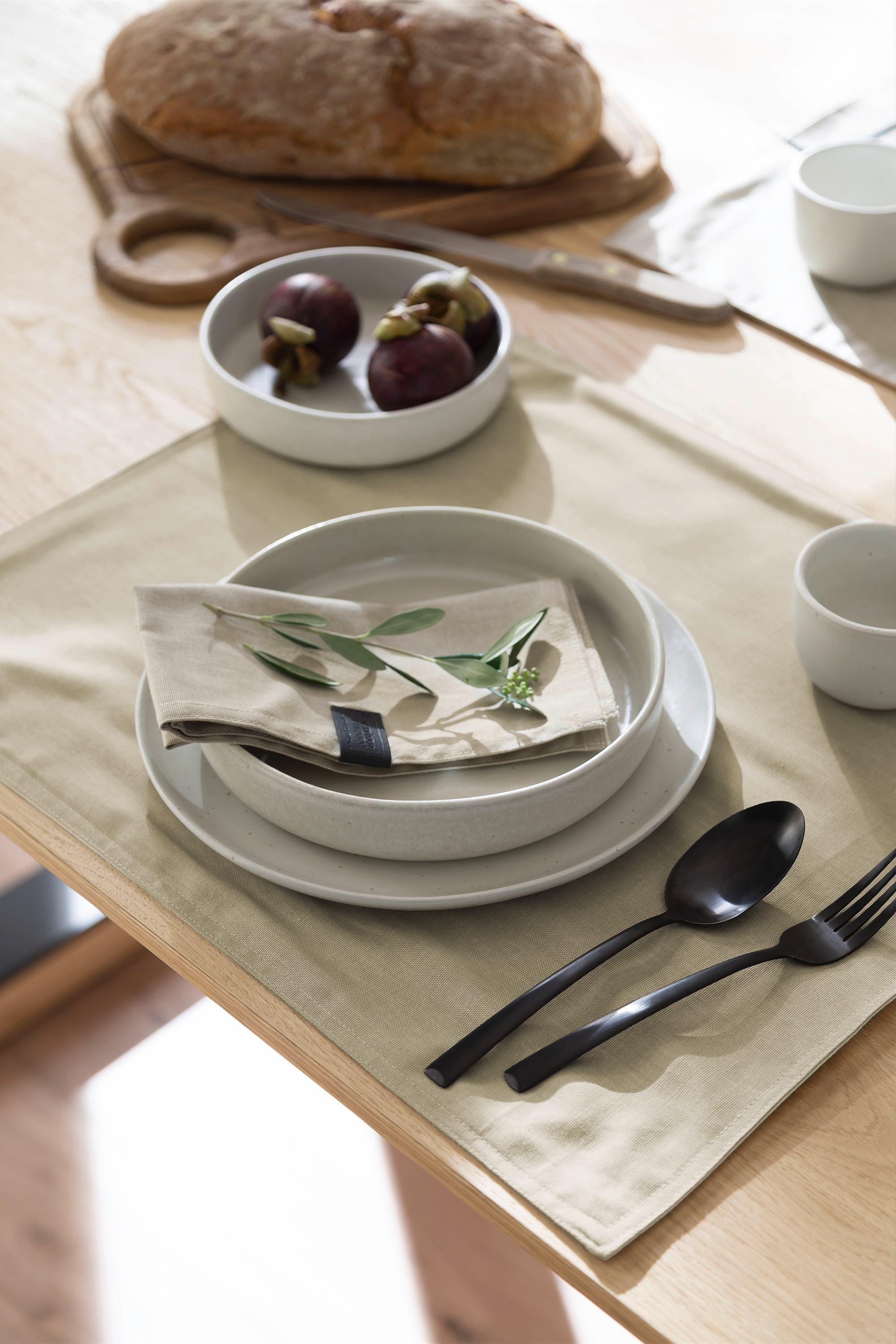 SCHÖNER WOHNEN-Kollektion Platzset »Base« mit Wendefunktion