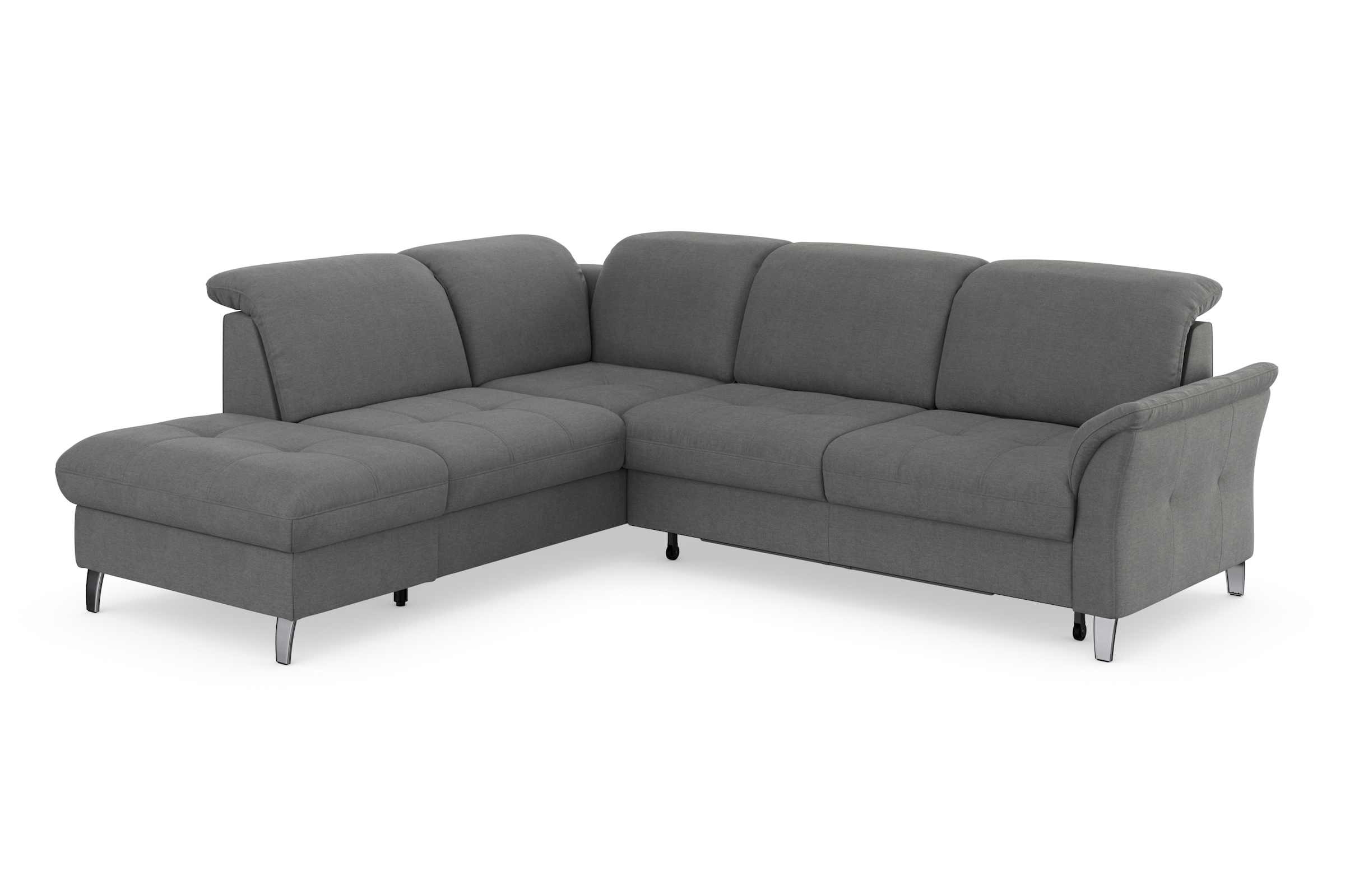 sit&more Ecksofa »Maggiore L-Form«, wahlweise mit Kopfteilverstellung, Bettfunktion und Stauraum