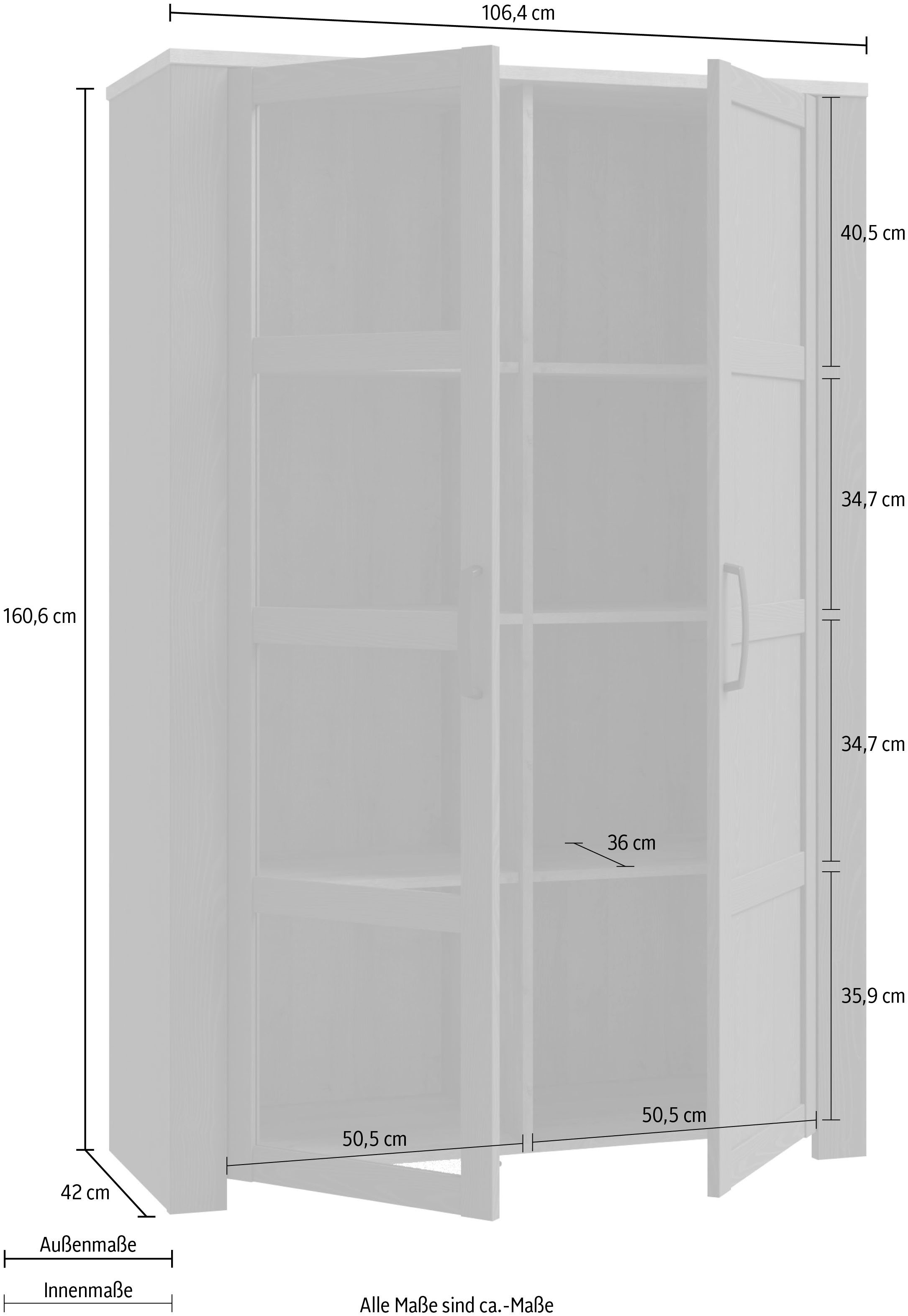 FORTE Highboard »Bohol«, Breite 106 cm