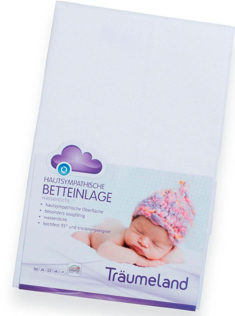 Träumeland Matratzenauflage »Moltonauflage, 40x50, 90x200 cm und weiteren Größen, hautsympathisch«, Allergiker geeignet (Hausstauballergiker), wasserdicht