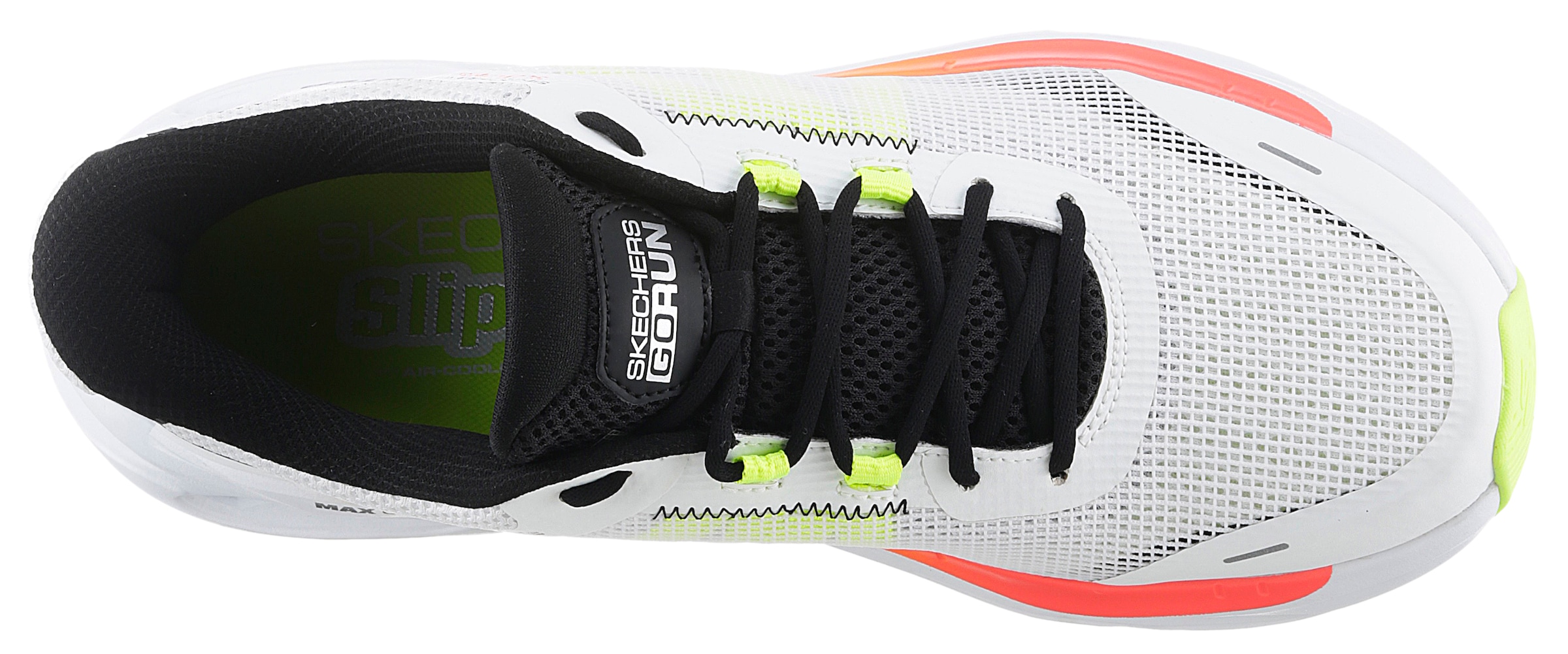 Skechers Slip-On Sneaker »MAX CUSHIONING GLIDE-STEP«, Slipper, Schlupfschuh, für Maschinenwäsche geeignet, schmale Form