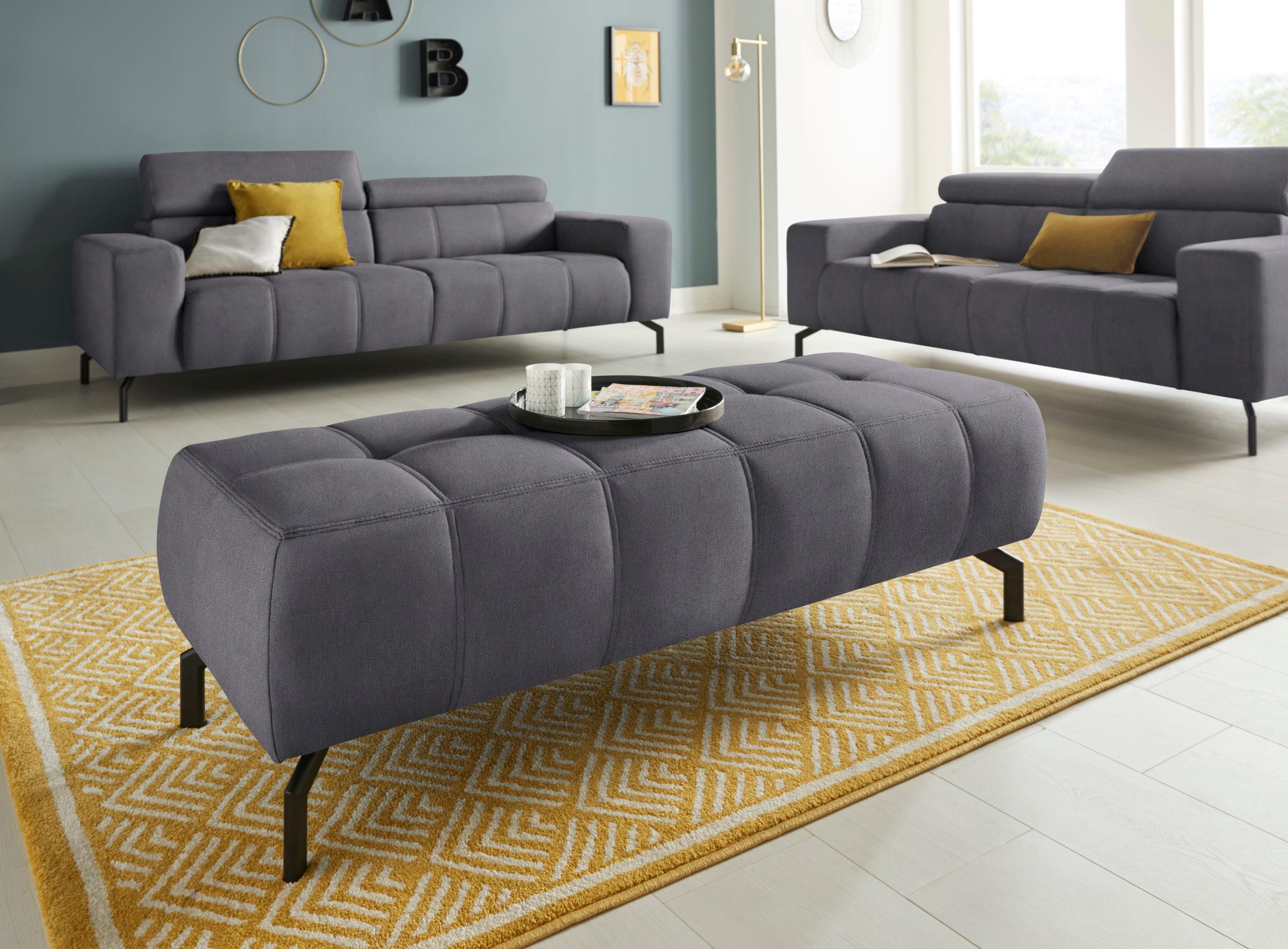 DOMO collection Polsterhocker "Cunelli", passend zur "Cunelli"-Serie günstig online kaufen