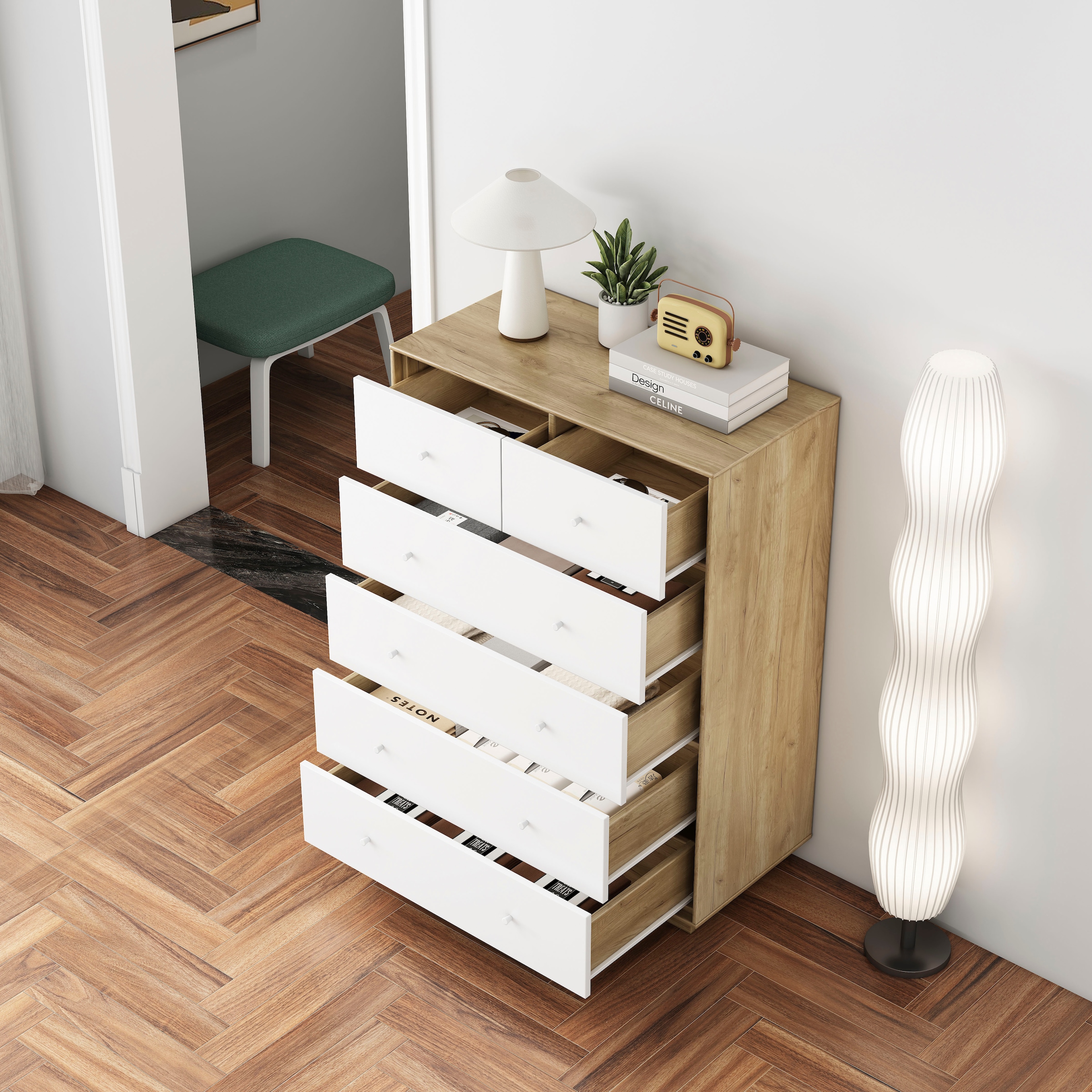 OTTO home Kommode »Blaire« kratzfeste Melaminoberfläche, ABS-Kanten und FSC-zertifiziertem Holz