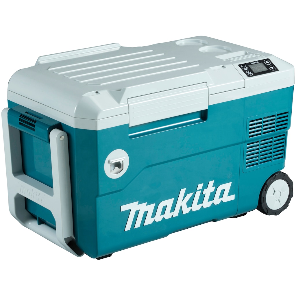 Makita Trolley-Kühlbox »Kühl- und Wärmebox, DCW180Z«, 20 Liter, 18V, 12V/24V KFZ, 230V, ohne Akku und Ladegerät