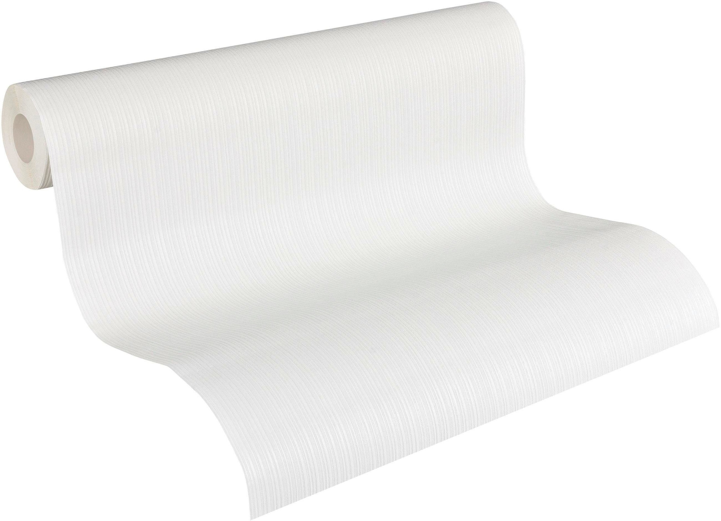 A.S. Création Vliestapete »Meistervlies« einfarbig | uni | unifarben strukturiert Struktur Tapete Uni Überstreichbar Tapeten Wohnzimmer modern Flur Büro