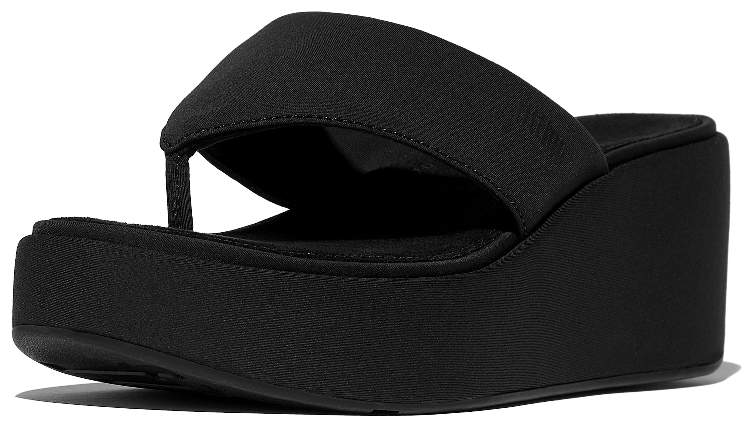 Fitflop Zehentrenner »PLATFFORMS WEDGE«  , Keilsandale, Plateauschuh mit gepaddeter Bandage