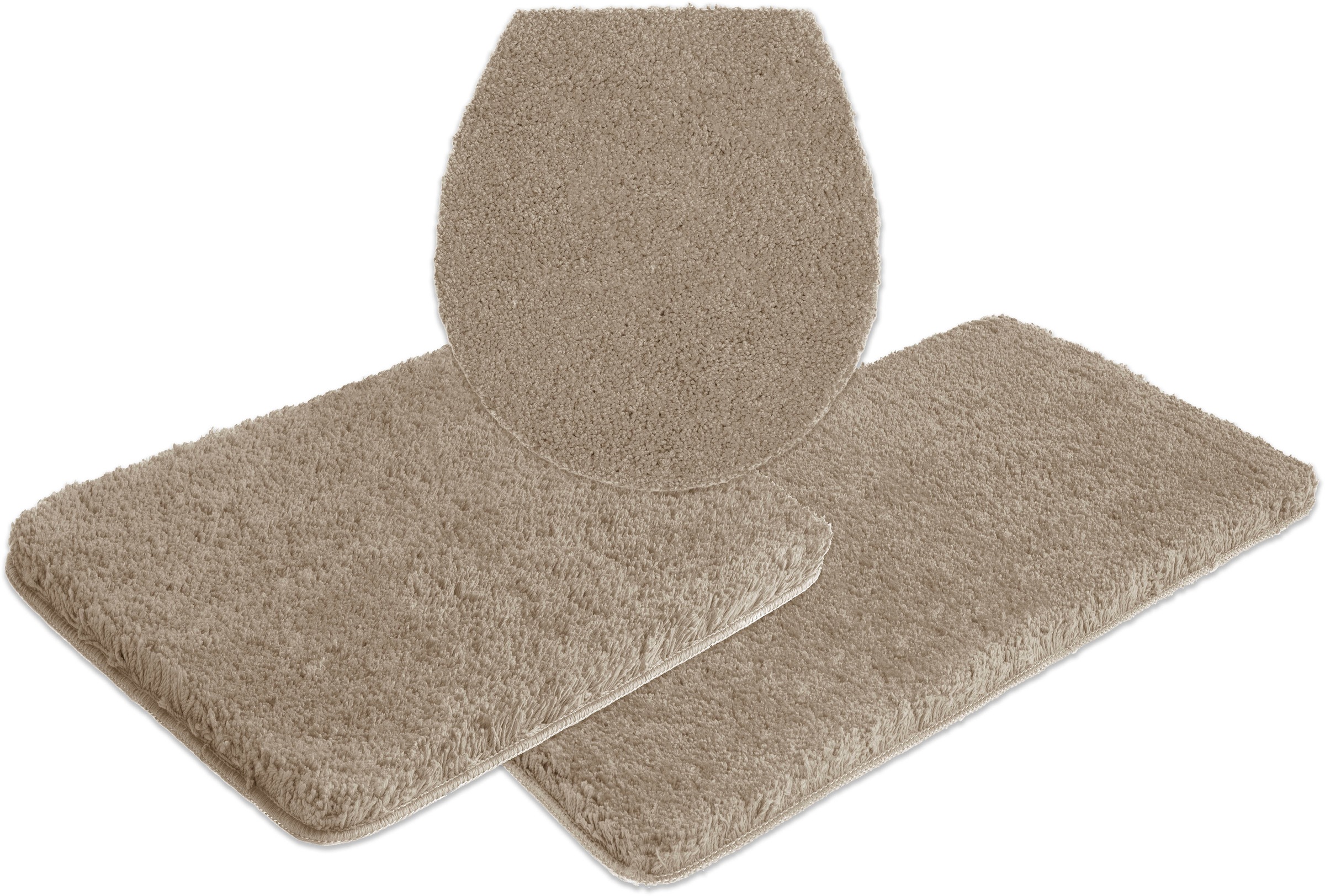 my home Badematte »Sanremo, Badvorleger, Badezimmer Teppich, sehr weich«, r günstig online kaufen