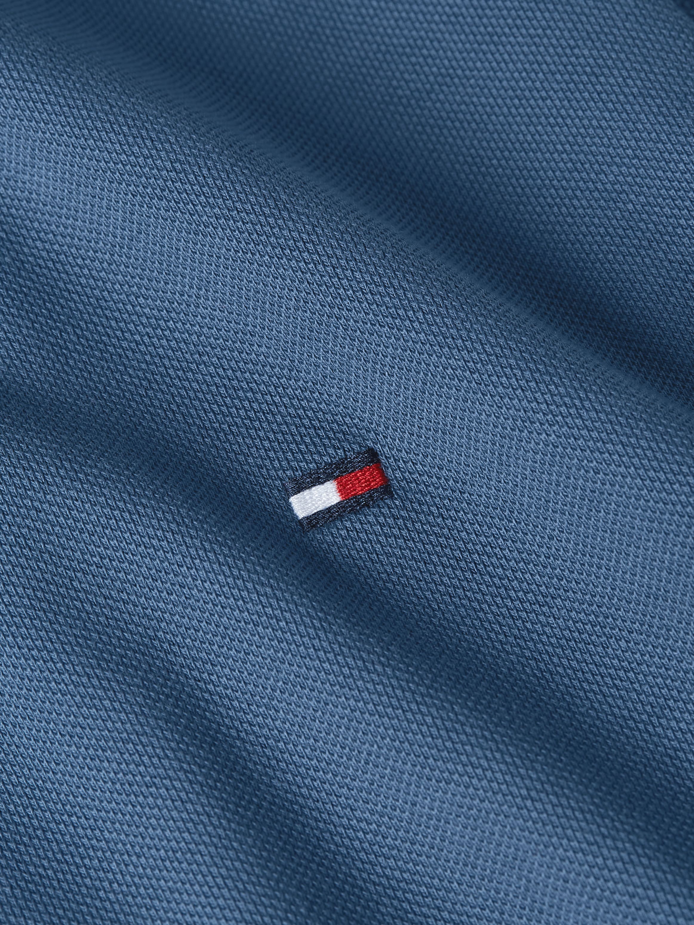 Tommy Hilfiger Poloshirt »1985 REGULAR POLO mit Kontraststreifen und Knopfleiste« unifarben, sportlich, regular fit, Baumwollmix, Polokragen