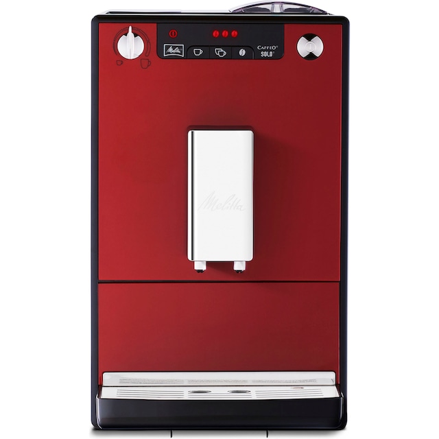 Melitta Kaffeevollautomat CAFFEO® Solo® E 950-104 Chili Red, 1,2l Tank,  Kegelmahlwerk auf Rechnung kaufen
