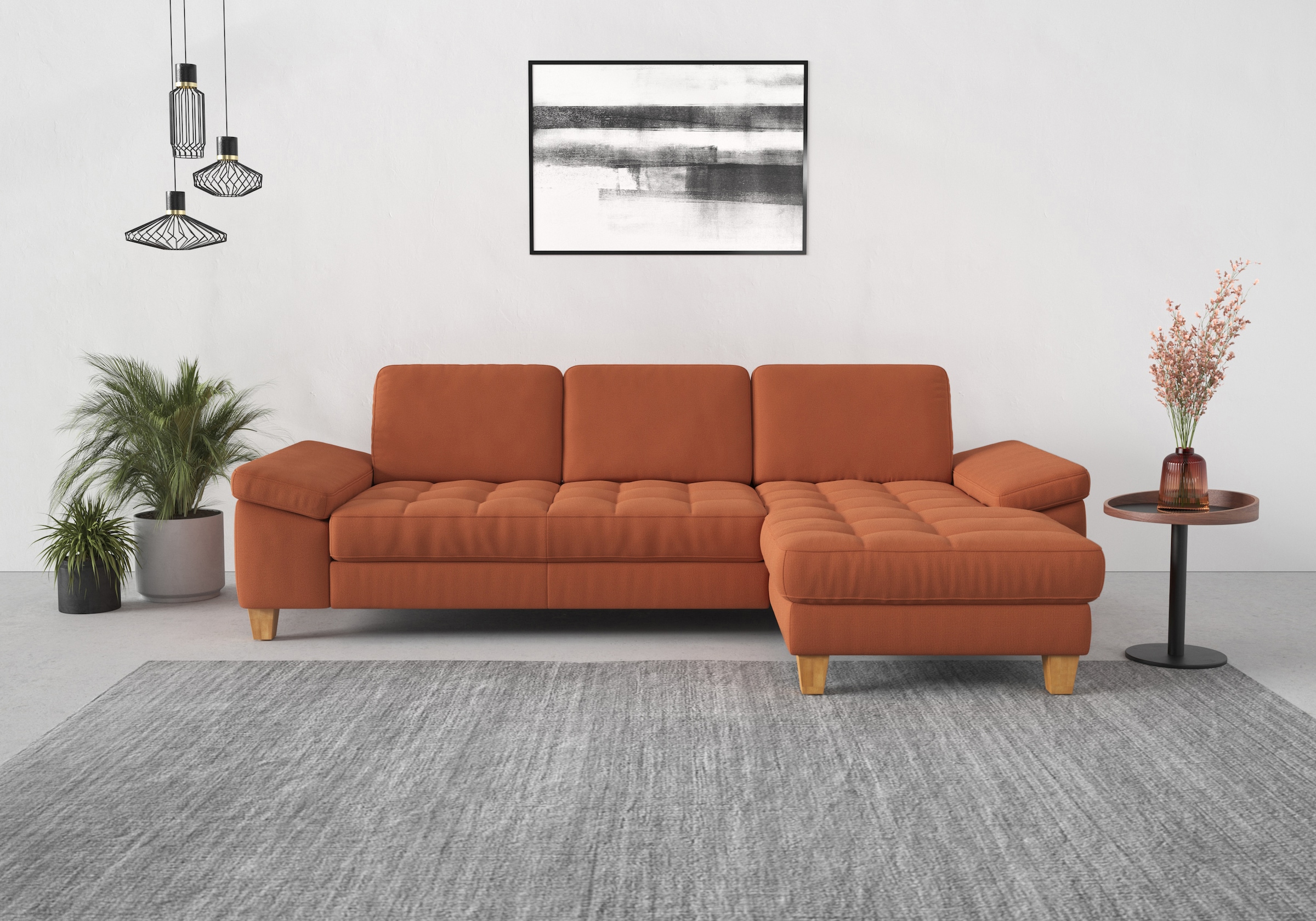 sit&more Ecksofa »Westham L-Form« mit Recamiere, mit oder ohne Bettfunktion günstig online kaufen