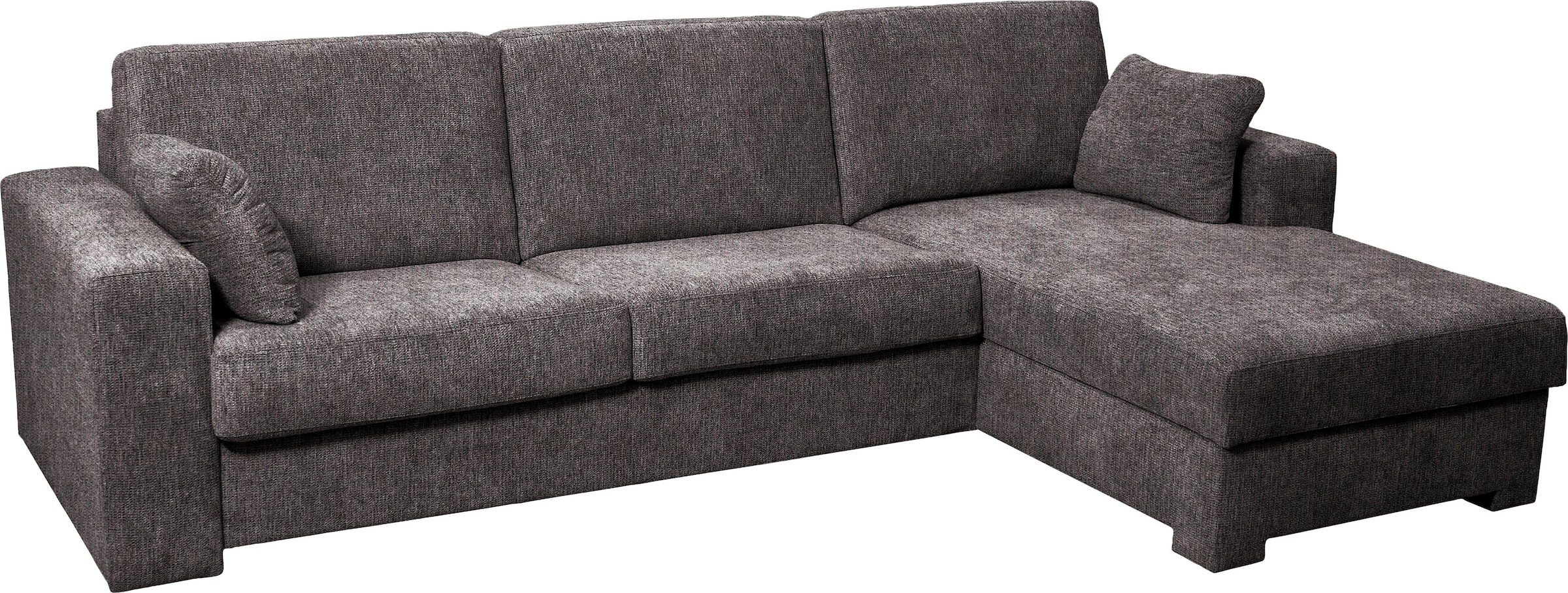 Home affaire Ecksofa Roma "L" Dauerschlaffunktion, mit Unterfederung, Matratzenhöhe 14cm, Liegemaße ca 163x198 cm, L-Form