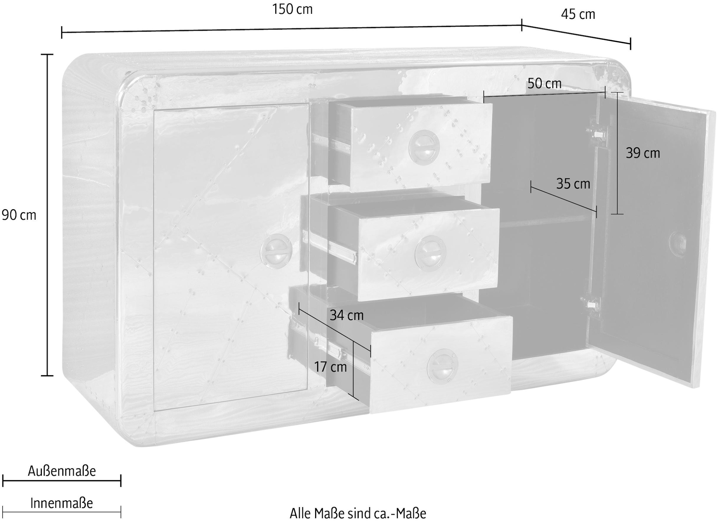 SIT Sideboard »AIRMAN«, in moderner Flugzeugoptik