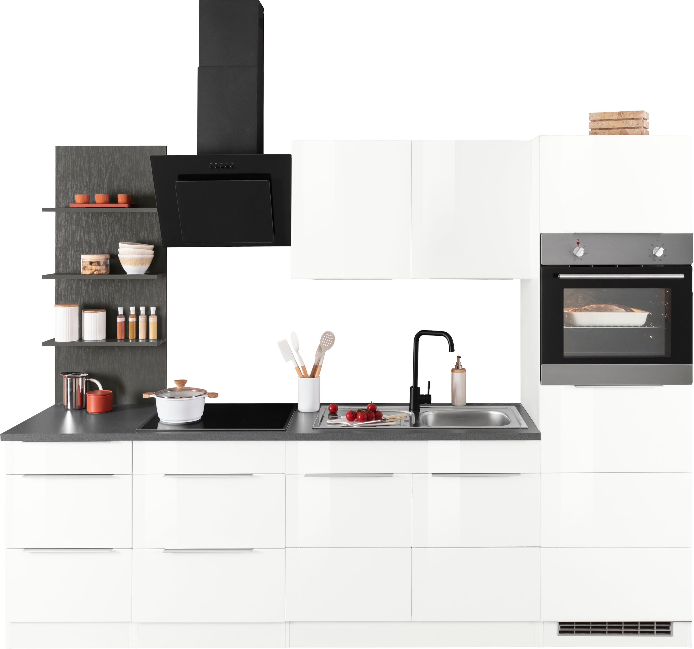 KOCHSTATION Küchenzeile »KS-Brindisi Breite 270 cm«, wahlweise mit E-Geräte günstig online kaufen