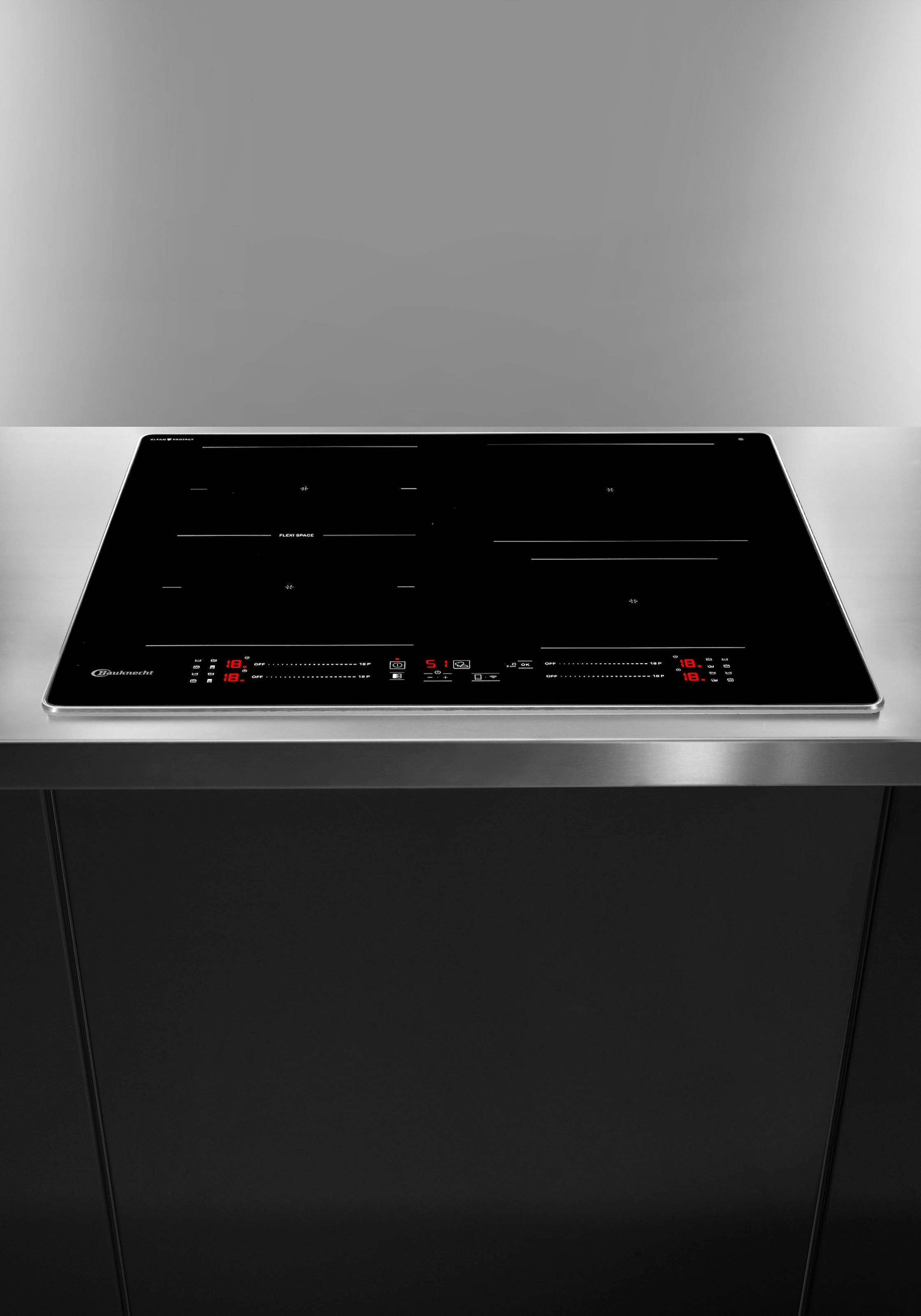 BAUKNECHT Flex-Induktions-Kochfeld »BS 5860F CPAL«, CleanProtect – mühelose Reinigung nur mit Wasser