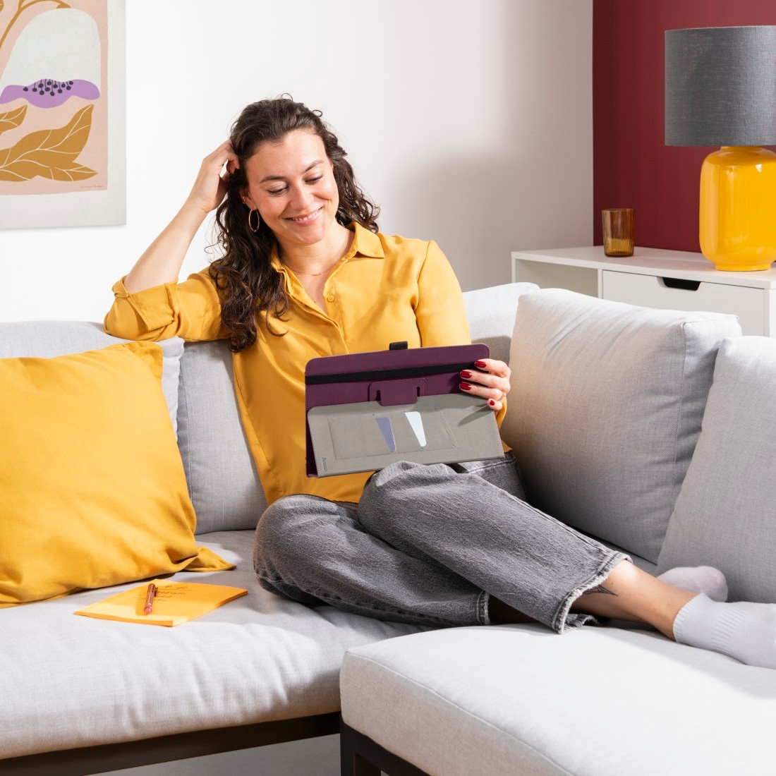 Hama Tablet-Hülle »Schutzhülle &quot;Velvet&quot; für Tablets 24 - 28 cm (9.5 - 11&quot;)« mit Einsteckfächer, universell