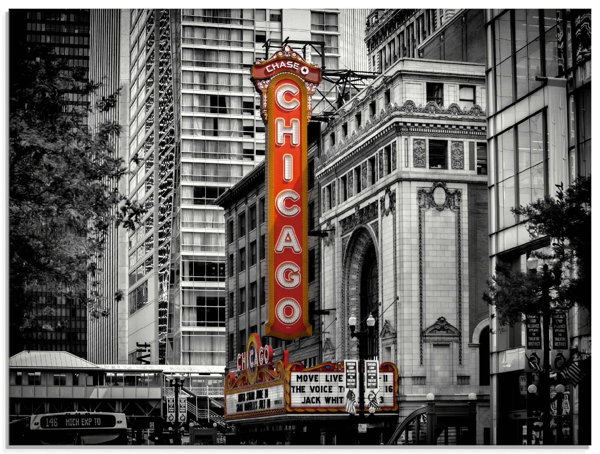 Artland Glasbild »Chicago I«, Amerika, (1 St.), in verschiedenen Größen