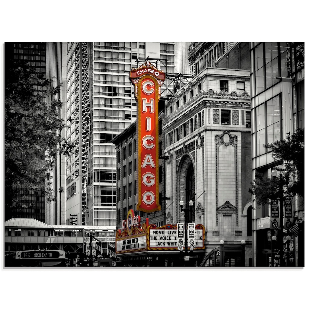 Artland Glasbild »Chicago I«, Amerika, (1 St.)