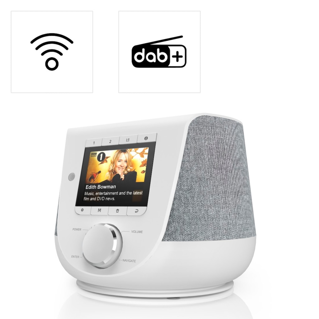 Hama Digitalradio (DAB+) »Digitalradio DIR3200SBT FM/DAB/DAB+/Internetradio/App/Bluetooth®«, (Digitalradio (DAB+)-Internetradio-FM-Tuner 10 W)