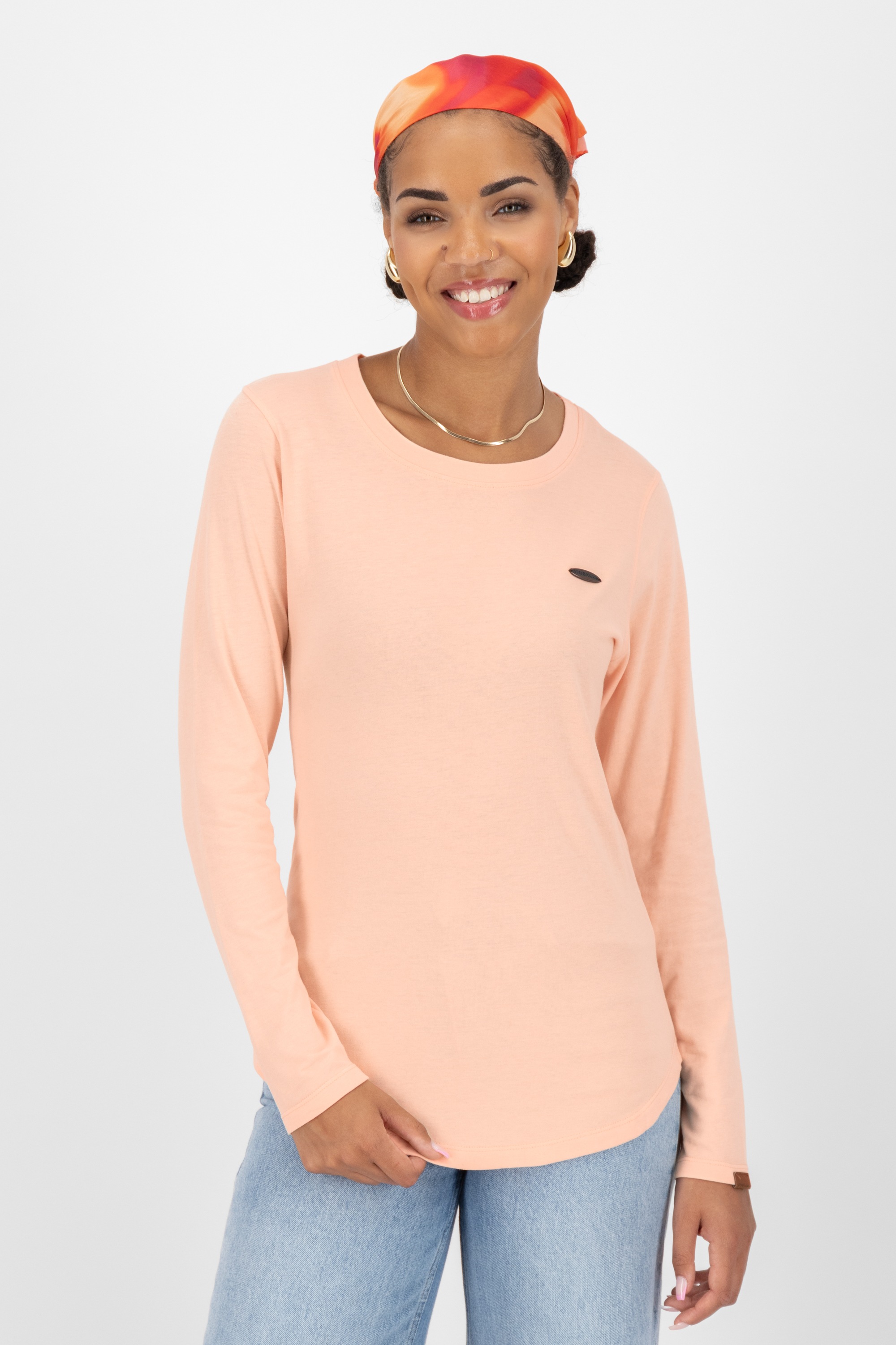 Alife & Kickin Langarmshirt »Damen LeaAK A«, Figurnah geschnittenes Longsleeve Shirt mit Rundhalsausschnitt
