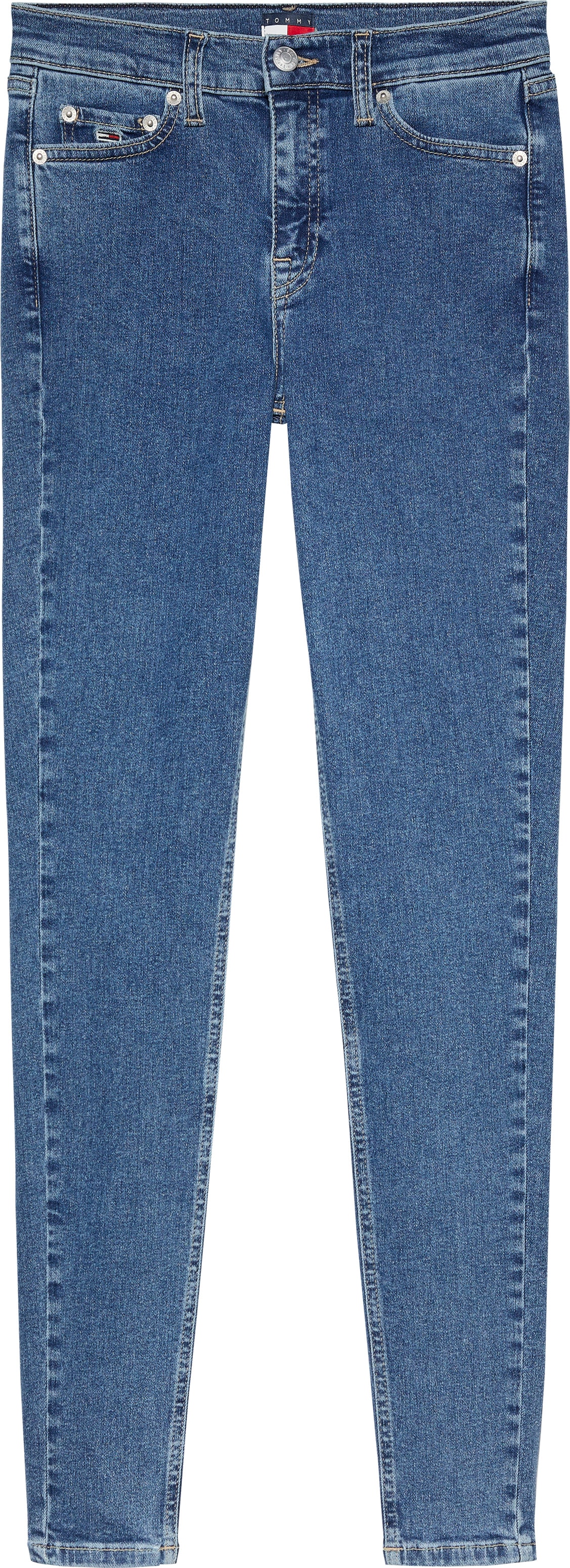 Tommy Jeans Skinny-fit-Jeans »NORA MR SKNY AH1280«, mit Logo-Badge