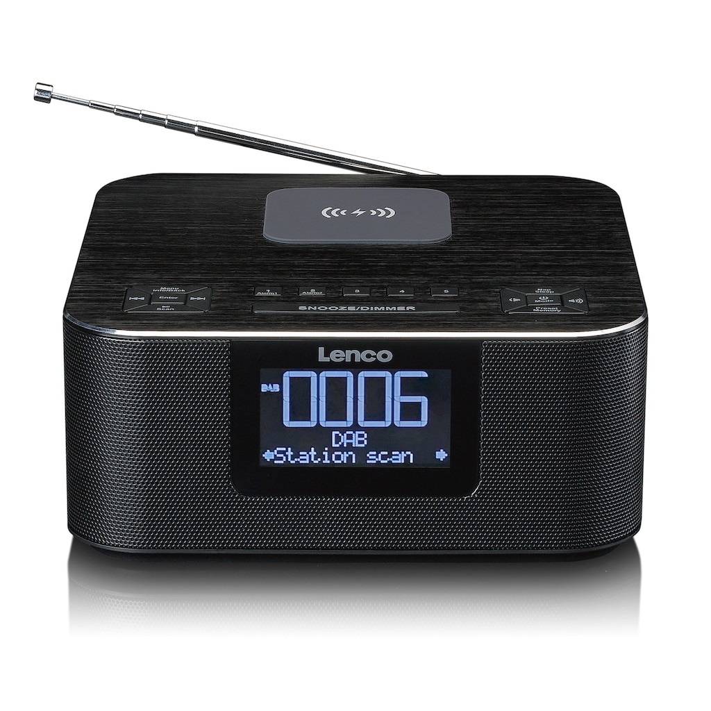 Lenco Digitalradio (DAB+) »CR-650BK - DAB+/ FM Radiowecker«