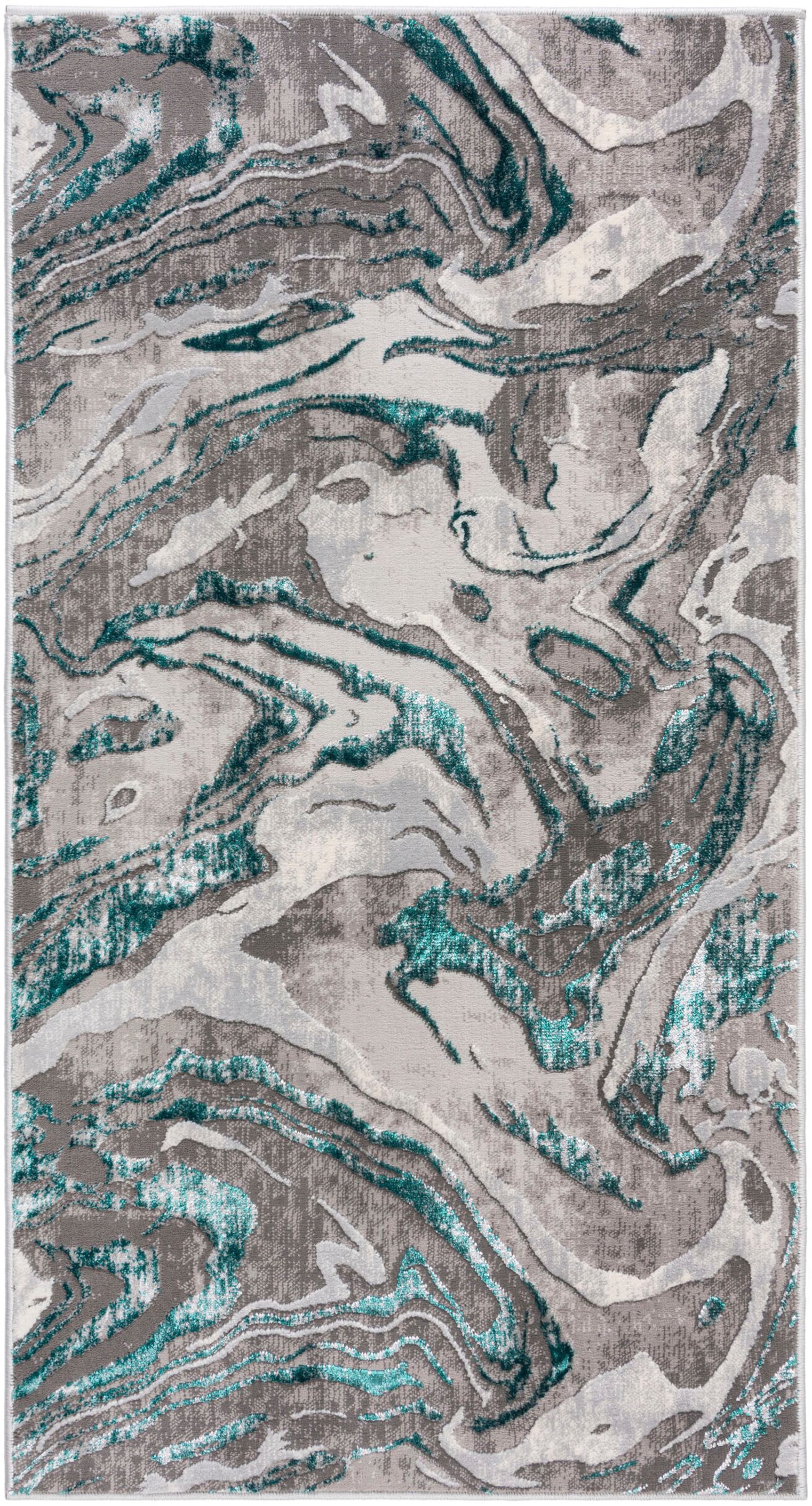 FLAIR RUGS Teppich »Marbled«, rechteckig, dezenter Glanz, mehrfarbig, modernes  Marmor-Design auf Raten kaufen